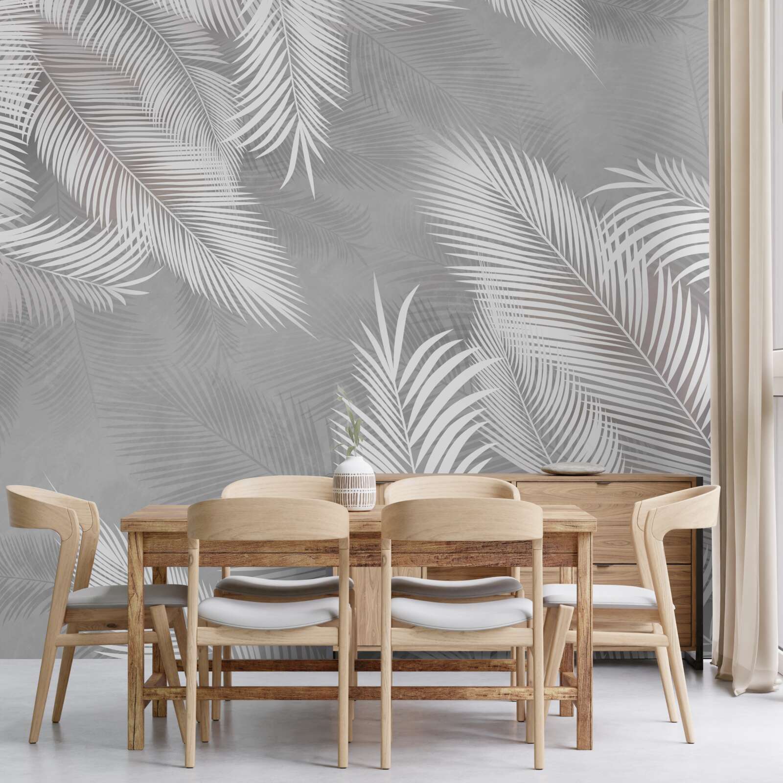 Fototapeta jasne liście wyglądają jak pióra