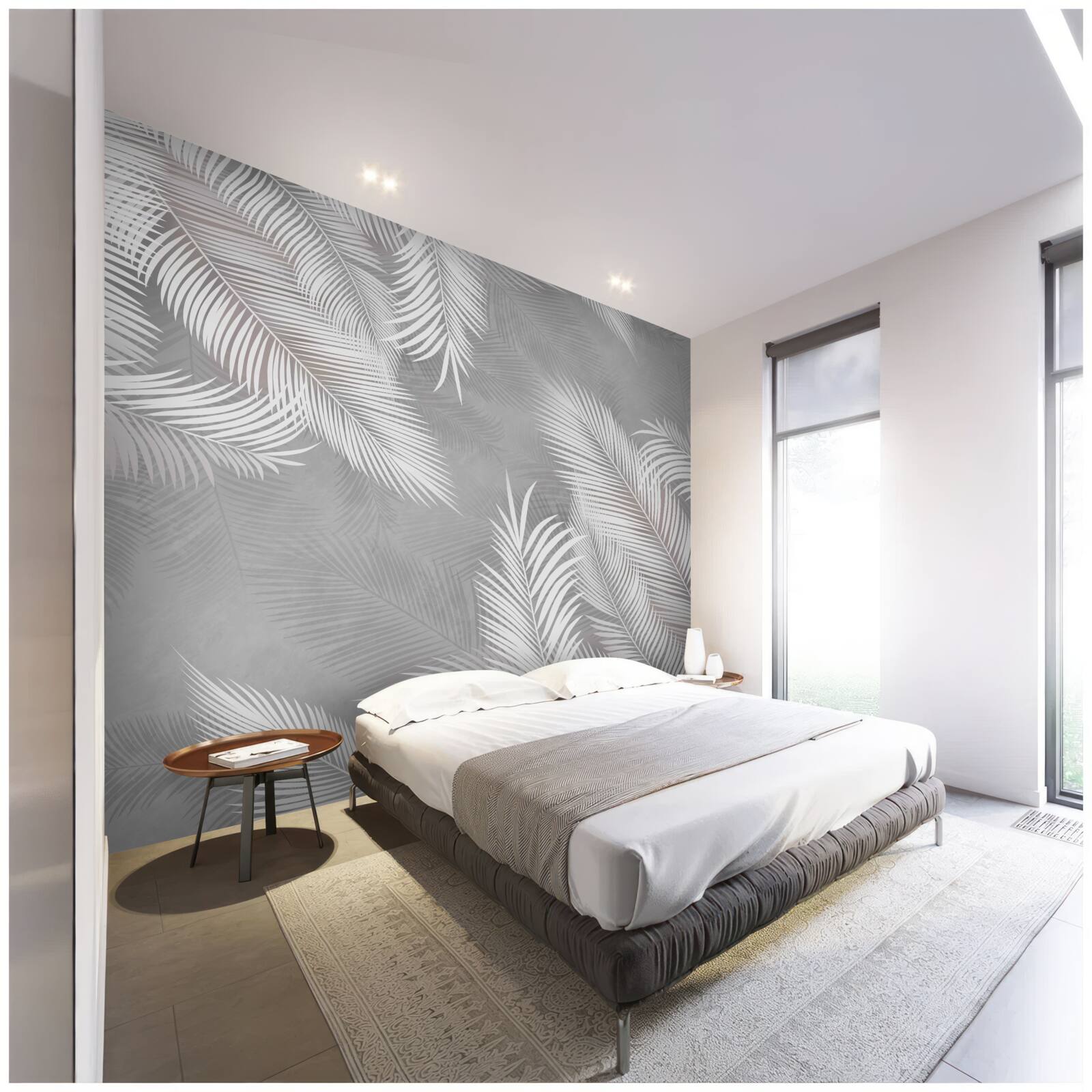 Fototapeta jasne liście wyglądają jak pióra