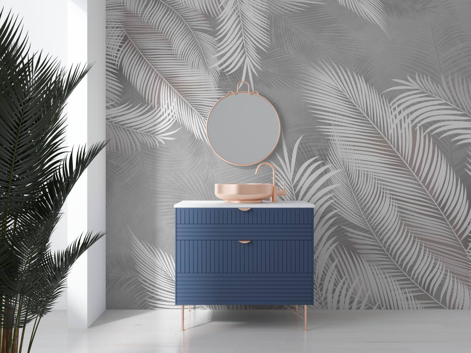 Fototapeta jasne liście wyglądają jak pióra