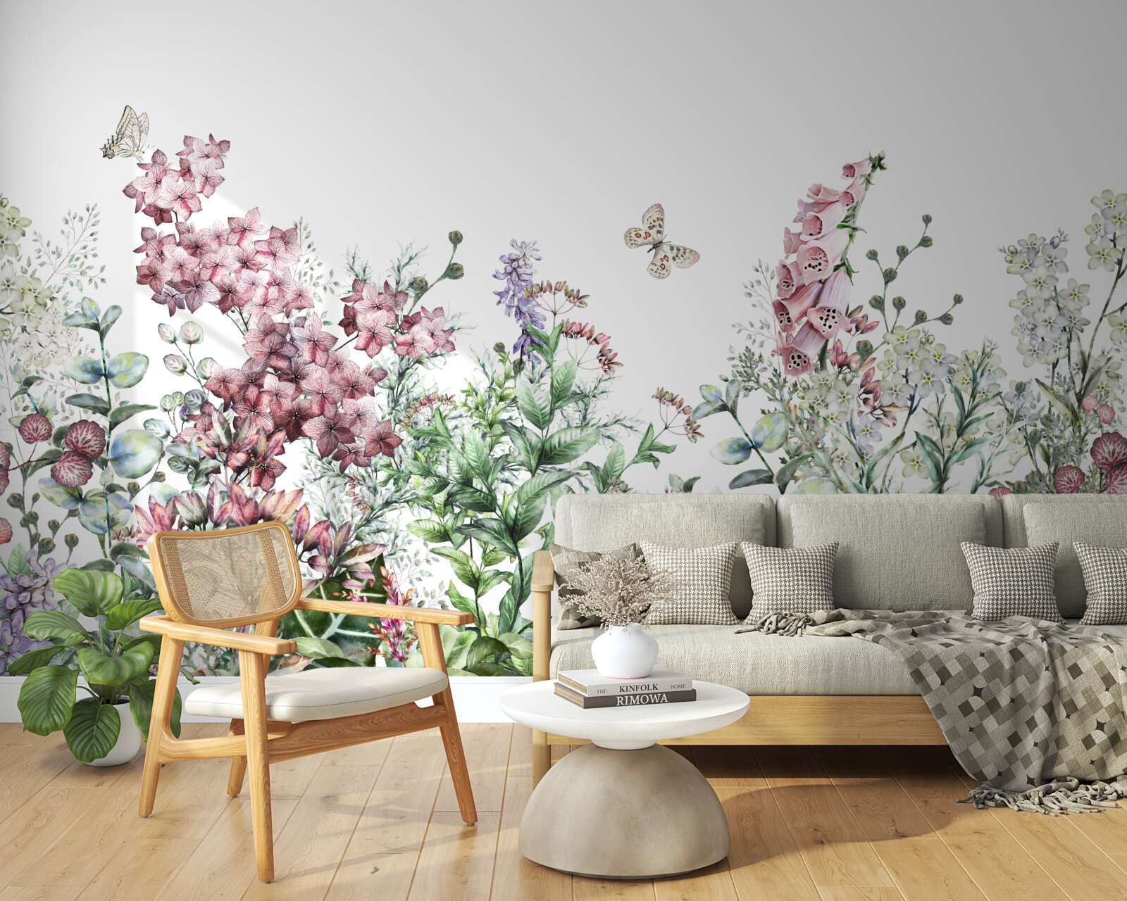 Fototapeta pole łąkowe, cieszące oko jaskrawymi kolorami