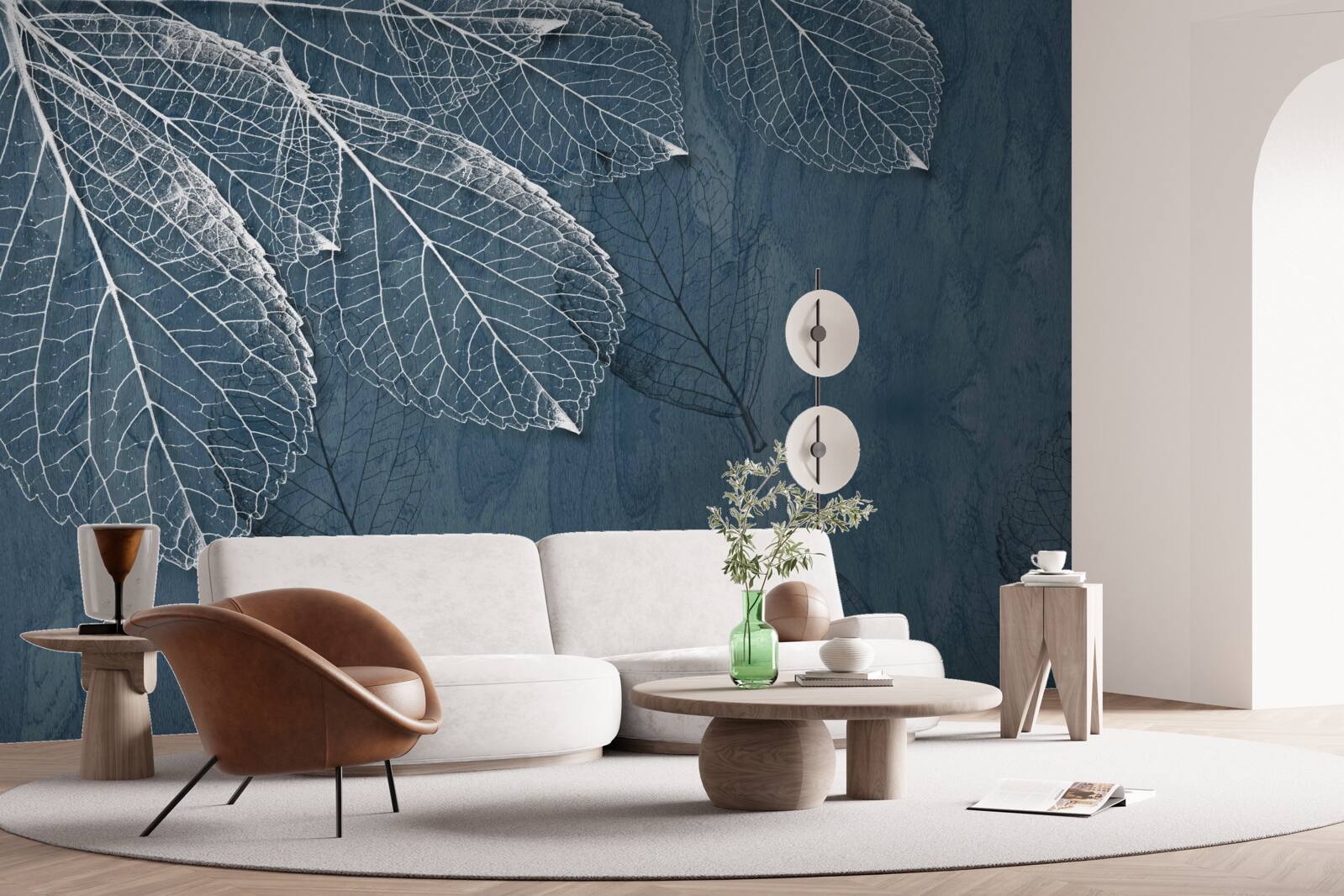 Fototapeta liście są przezroczyste jak skrzydła motyla