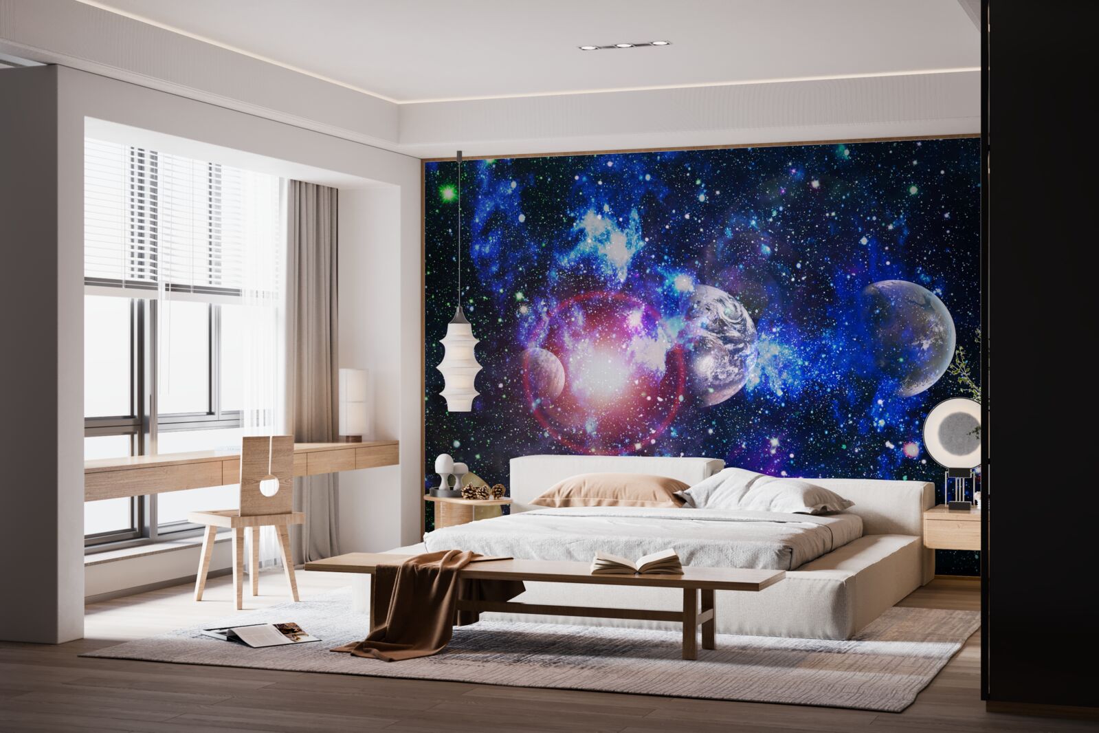 Fototapeta przestronny i tajemniczy wszechświat