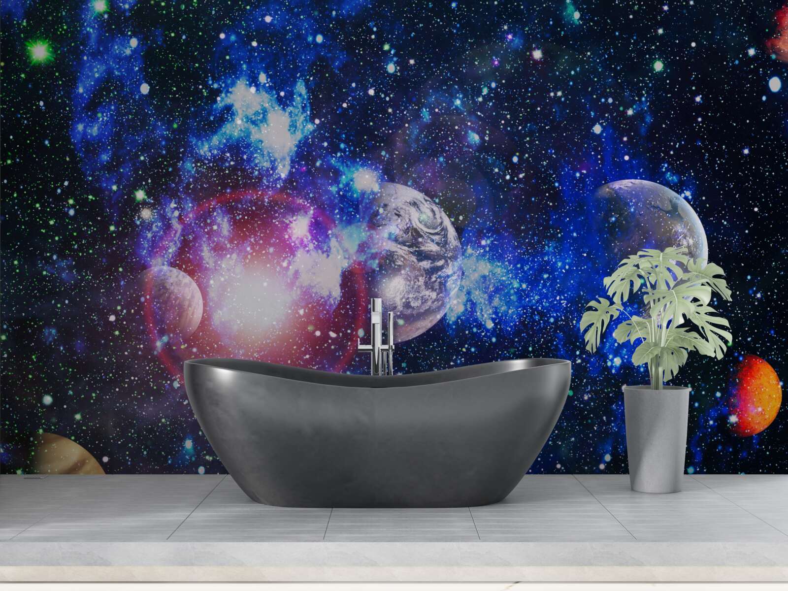 Fototapeta przestronny i tajemniczy wszechświat