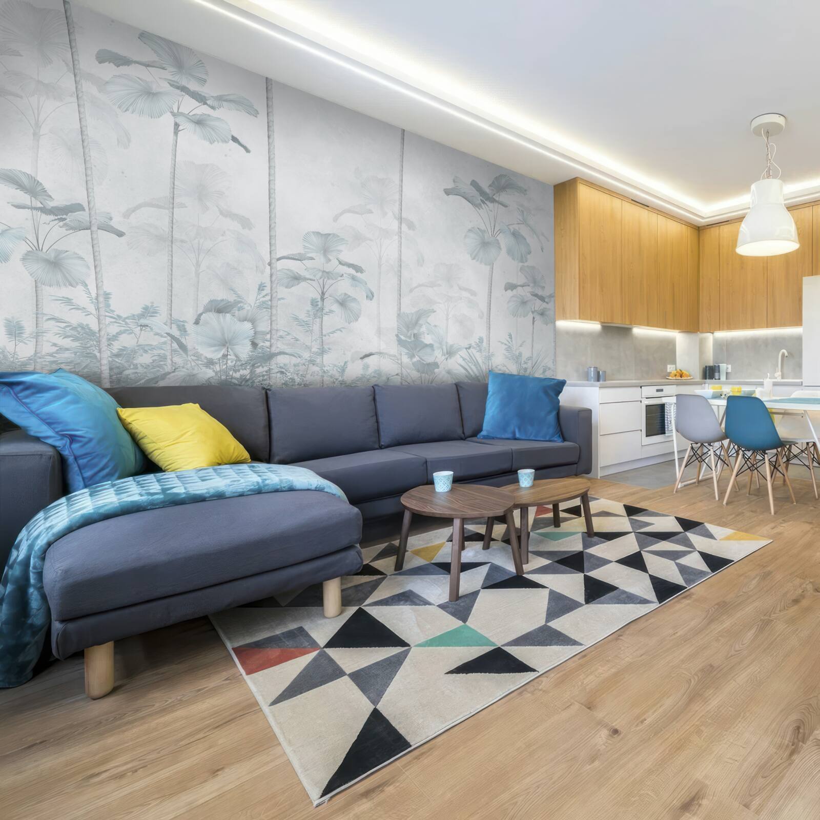 Fototapeta gęsta mgła w regionie tropikalnym