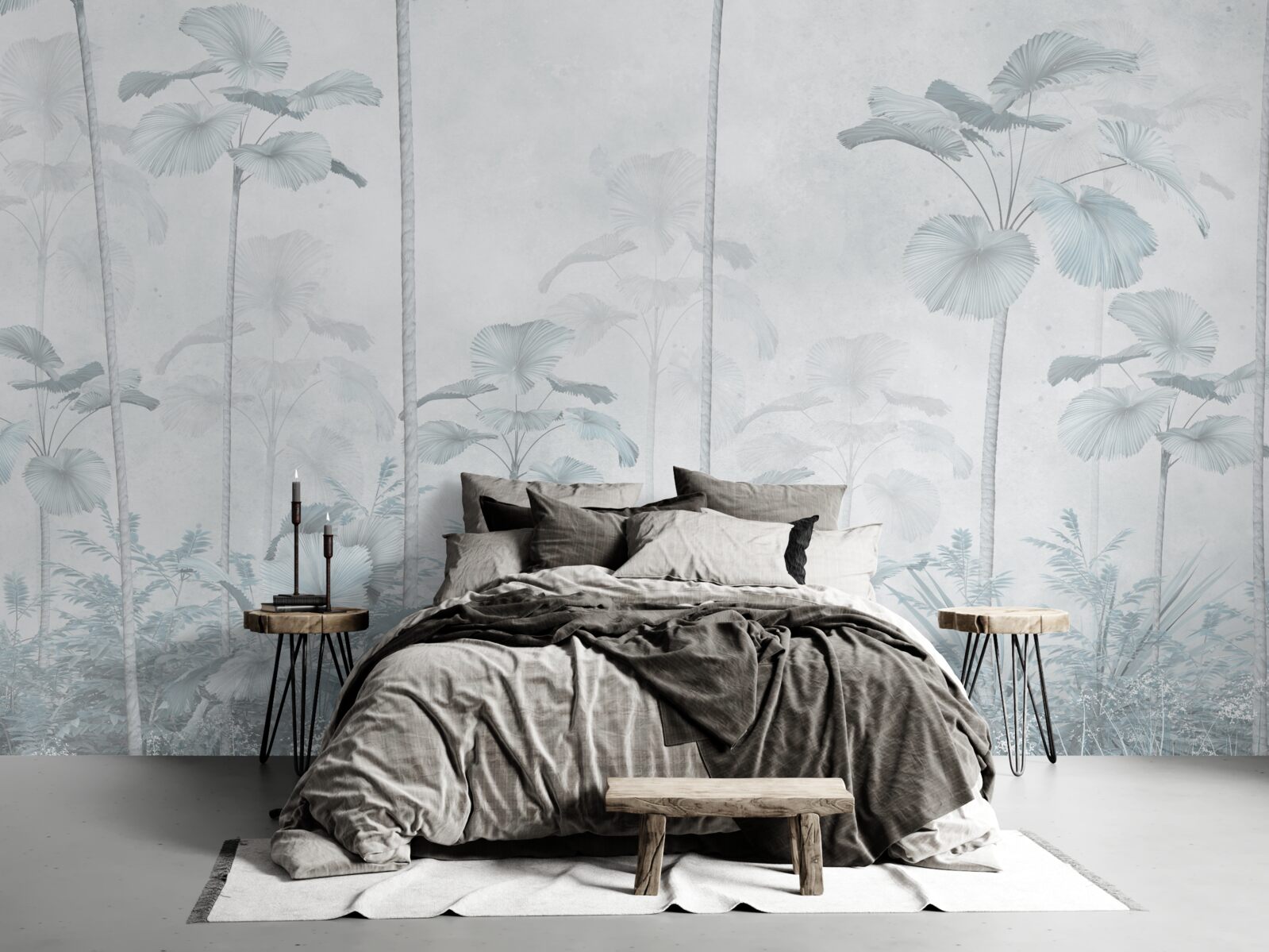 Fototapeta gęsta mgła w regionie tropikalnym