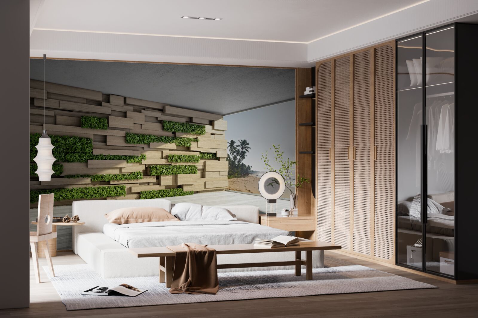 Fototapeta zdobycie plaży, ściana z kamienia