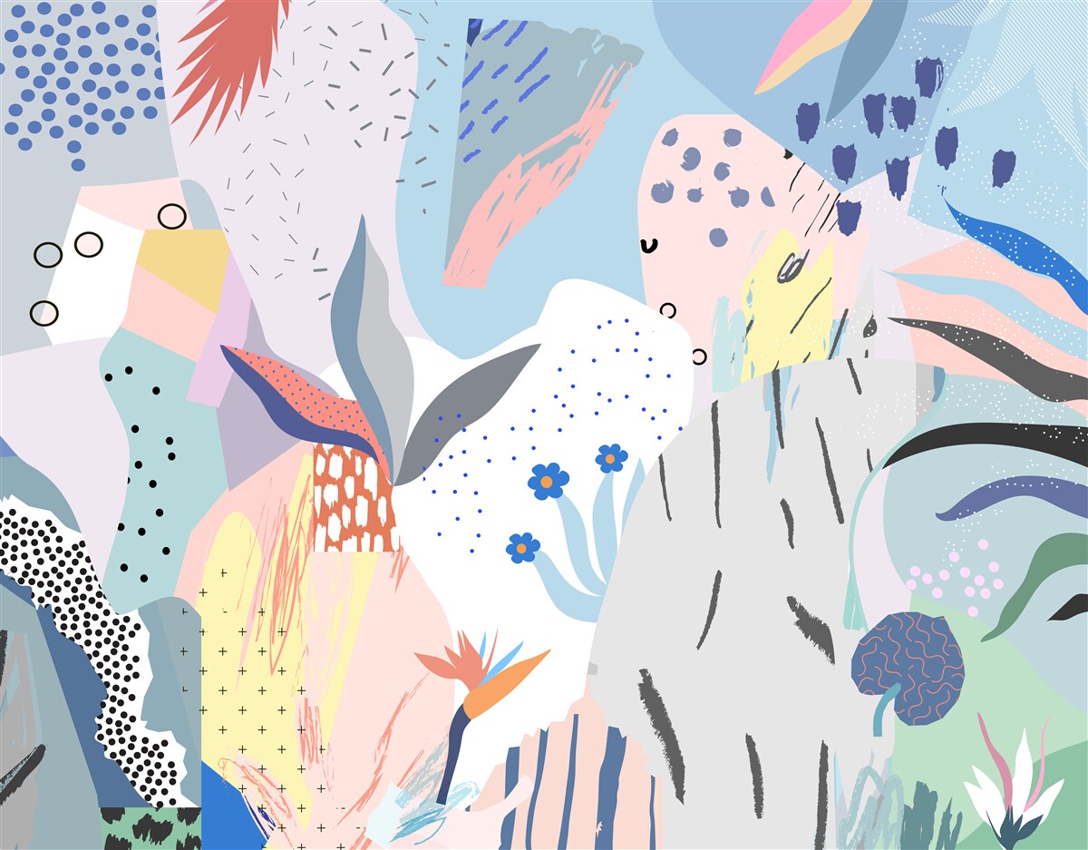 Fototapeta abstrakcja lasu deszczowego