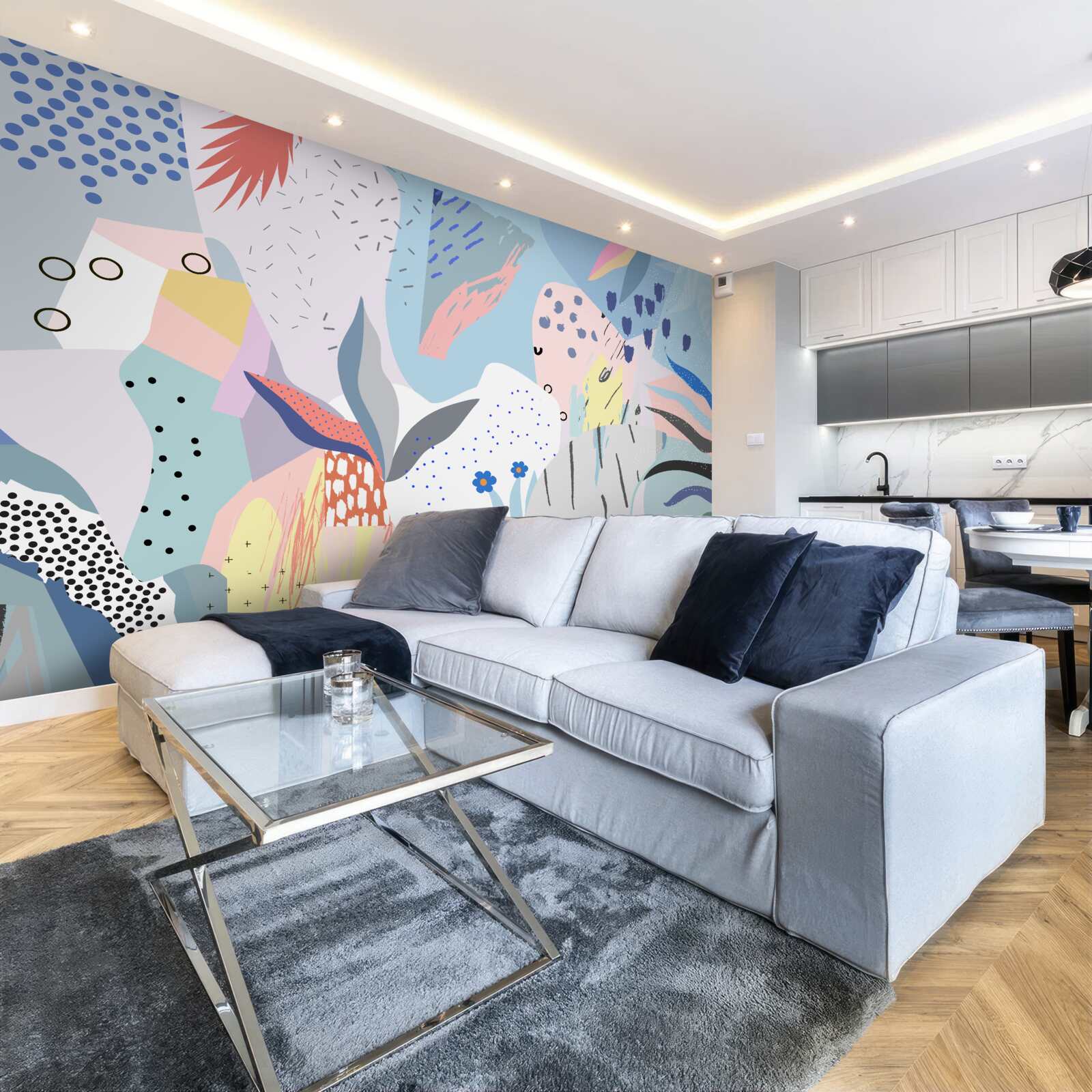 Fototapeta abstrakcja lasu deszczowego