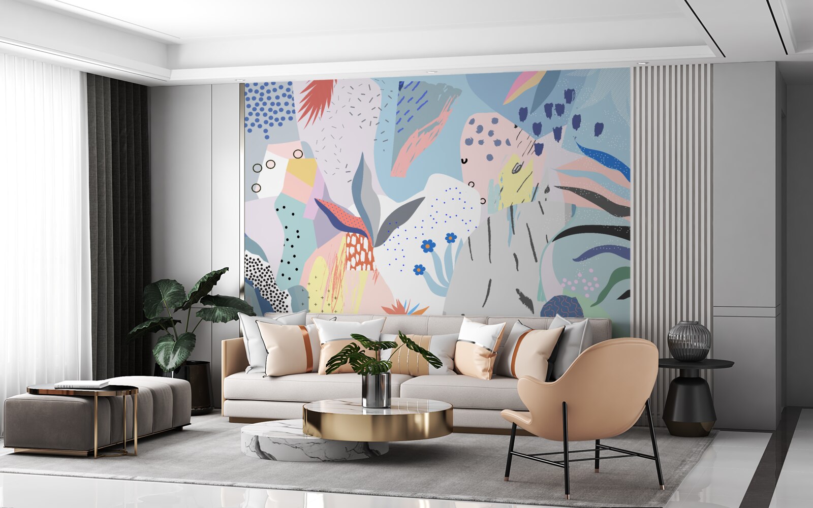 Fototapeta abstrakcja lasu deszczowego