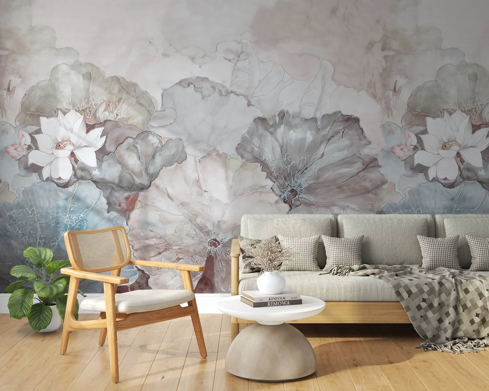 Fototapeta liście w tropikach podczas deszczu