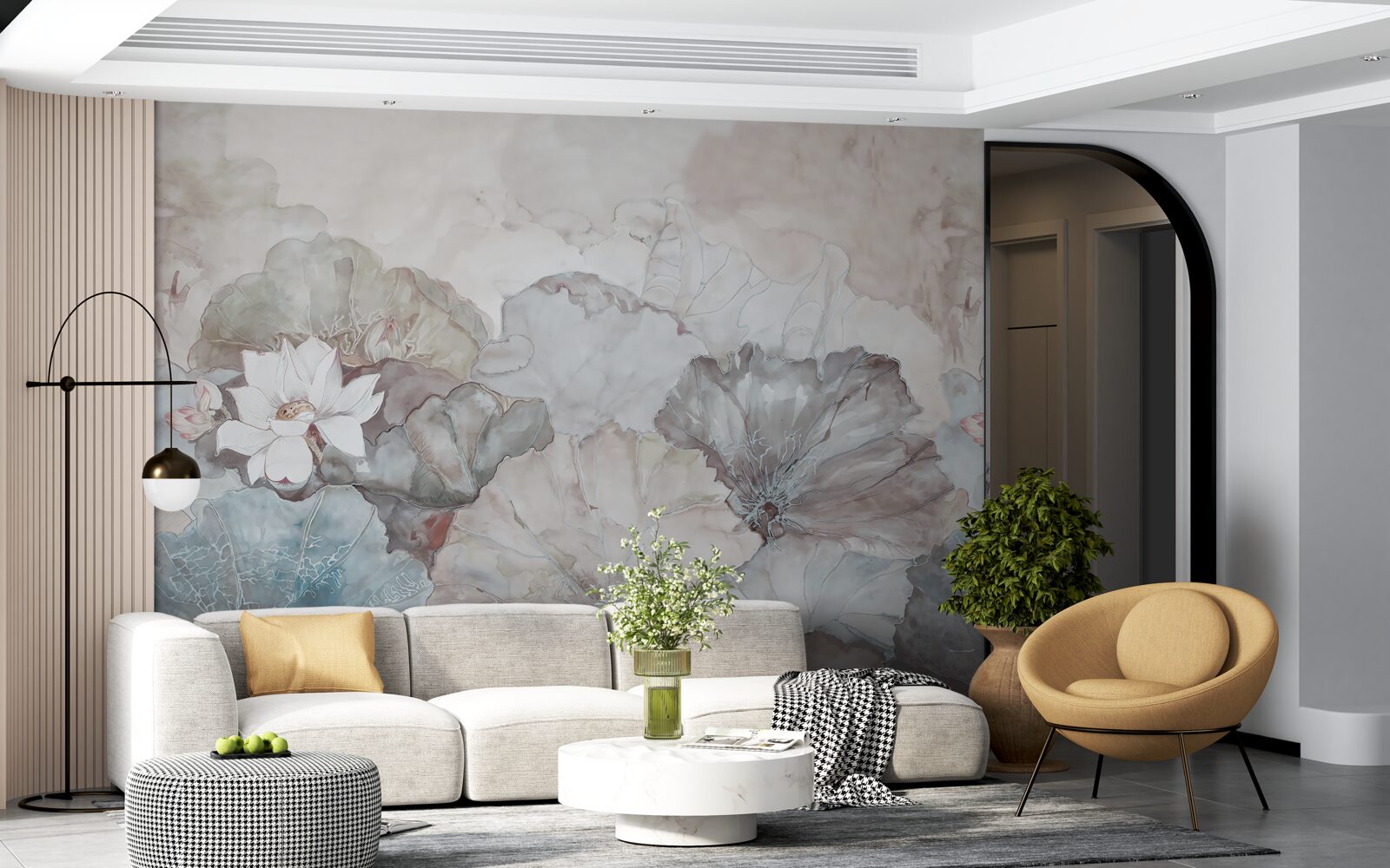 Fototapeta liście w tropikach podczas deszczu