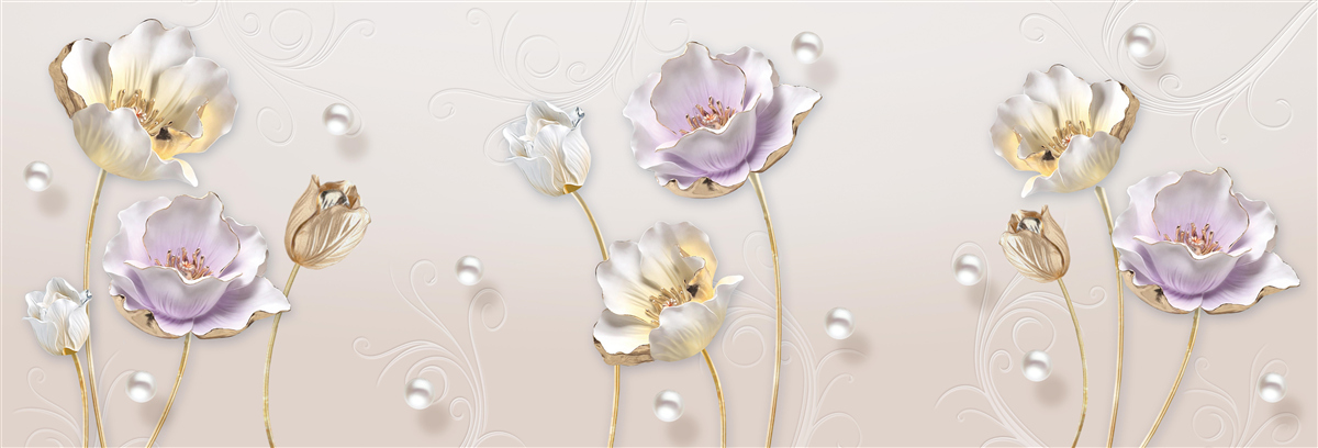 Fototapeta cienkie pąki na miękkim grzbiecie