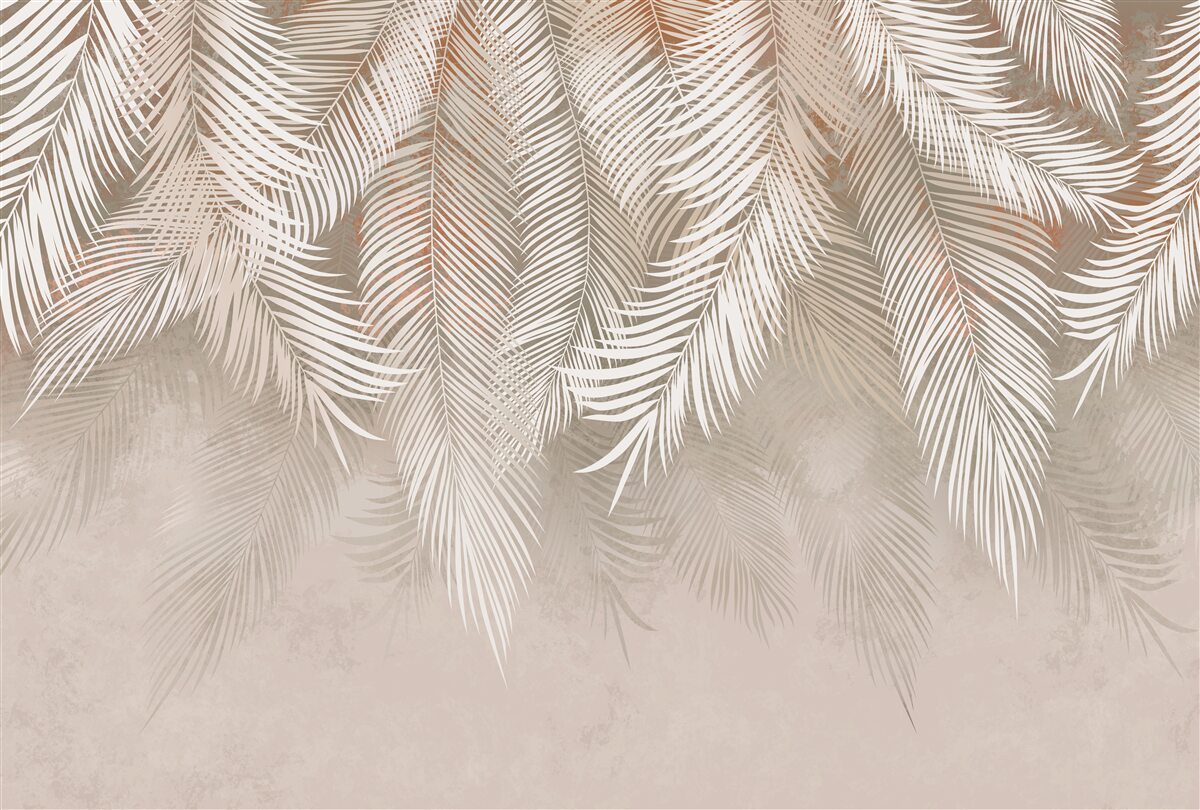 Fototapeta liście palmowe z tropików