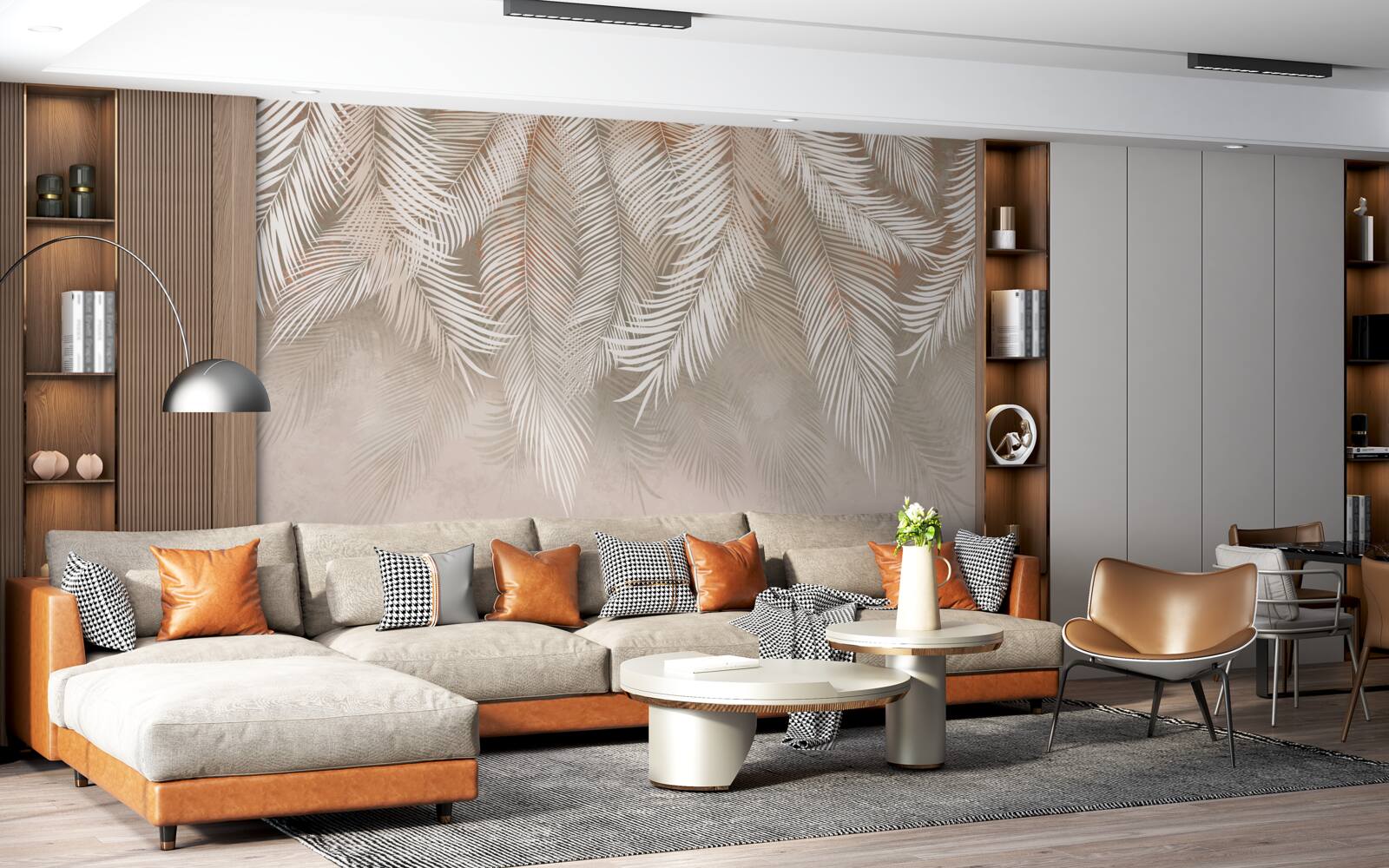 Fototapeta liście palmowe z tropików