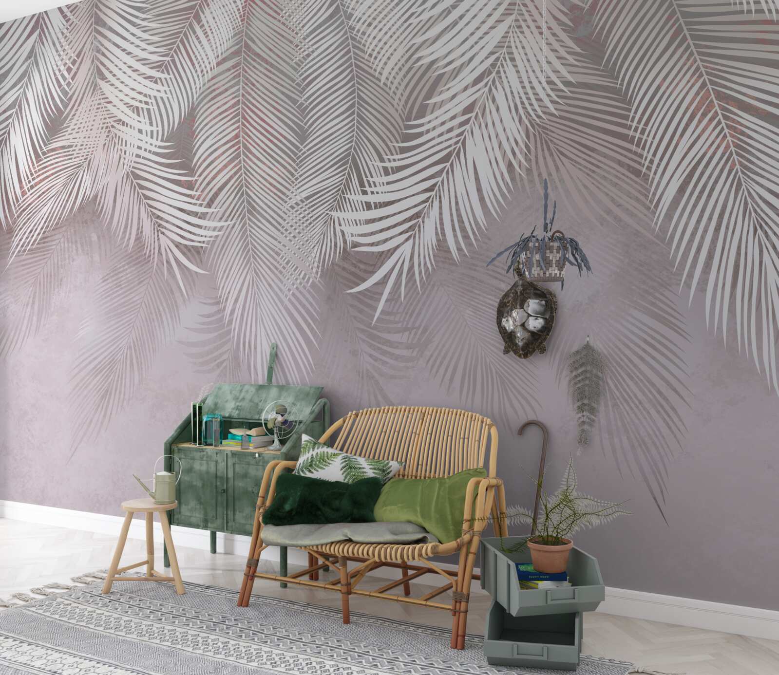 Fototapeta duże lekkie pióropusze dążą do wilgoci