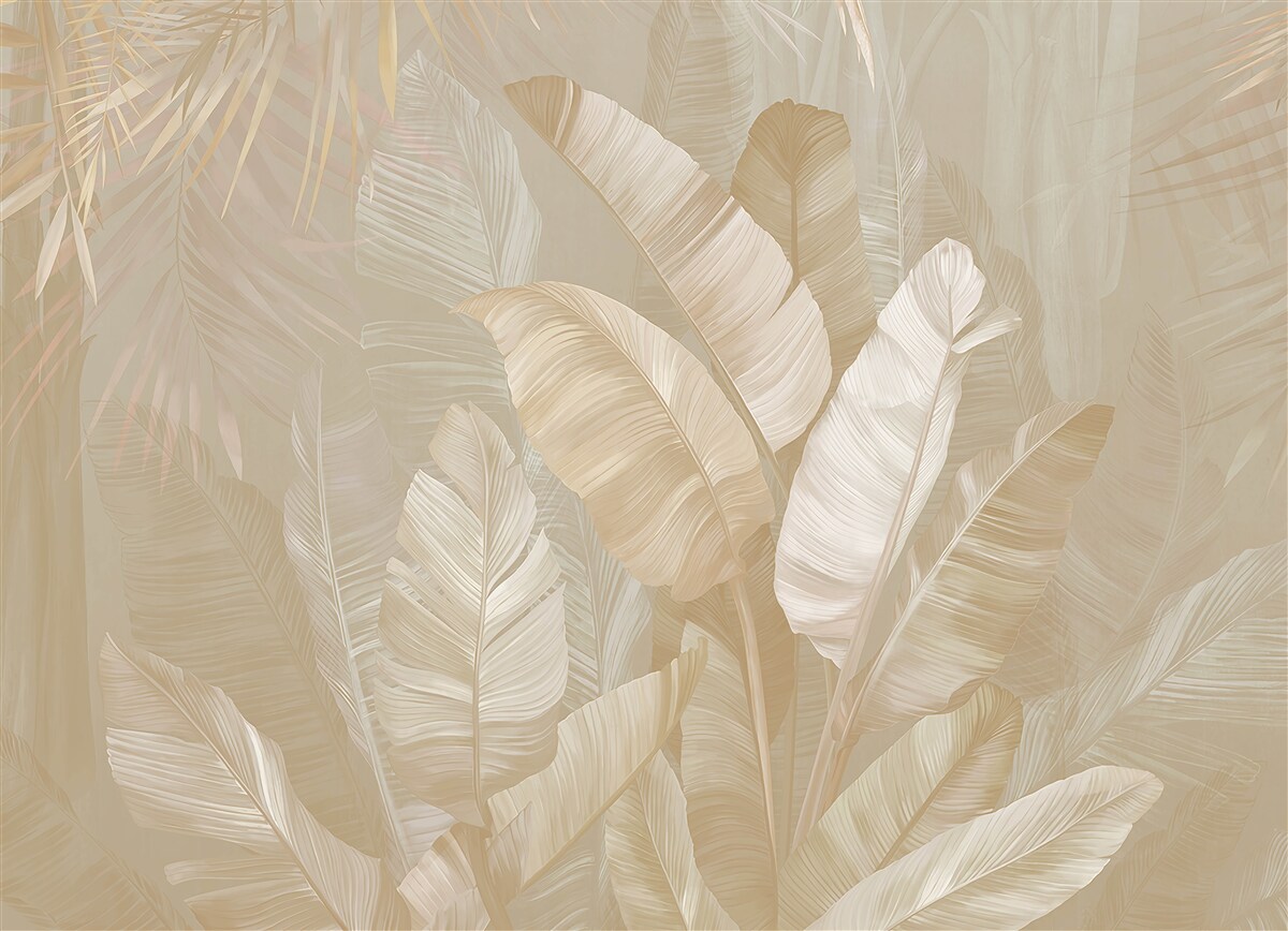 Fototapeta różnorodność liści tropikalnych