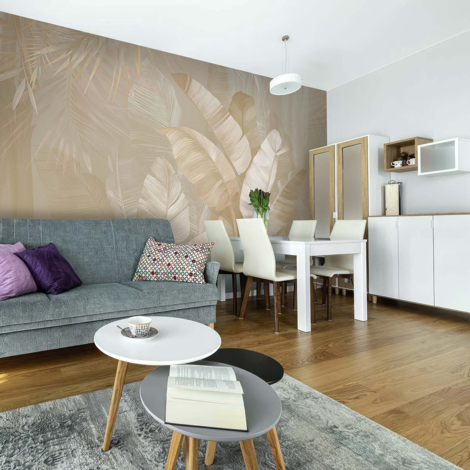 Fototapeta różnorodność liści tropikalnych