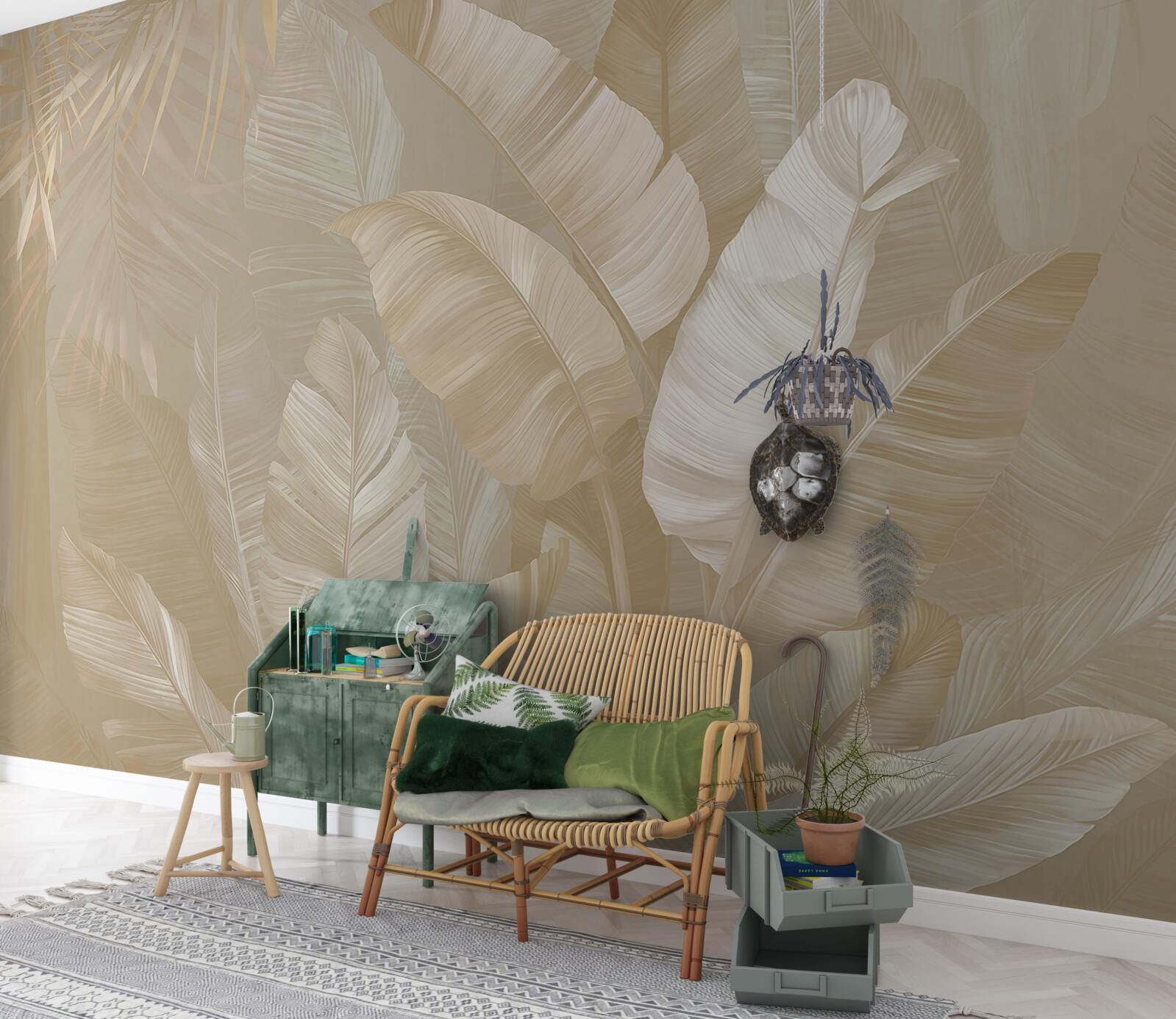 Fototapeta różnorodność liści tropikalnych