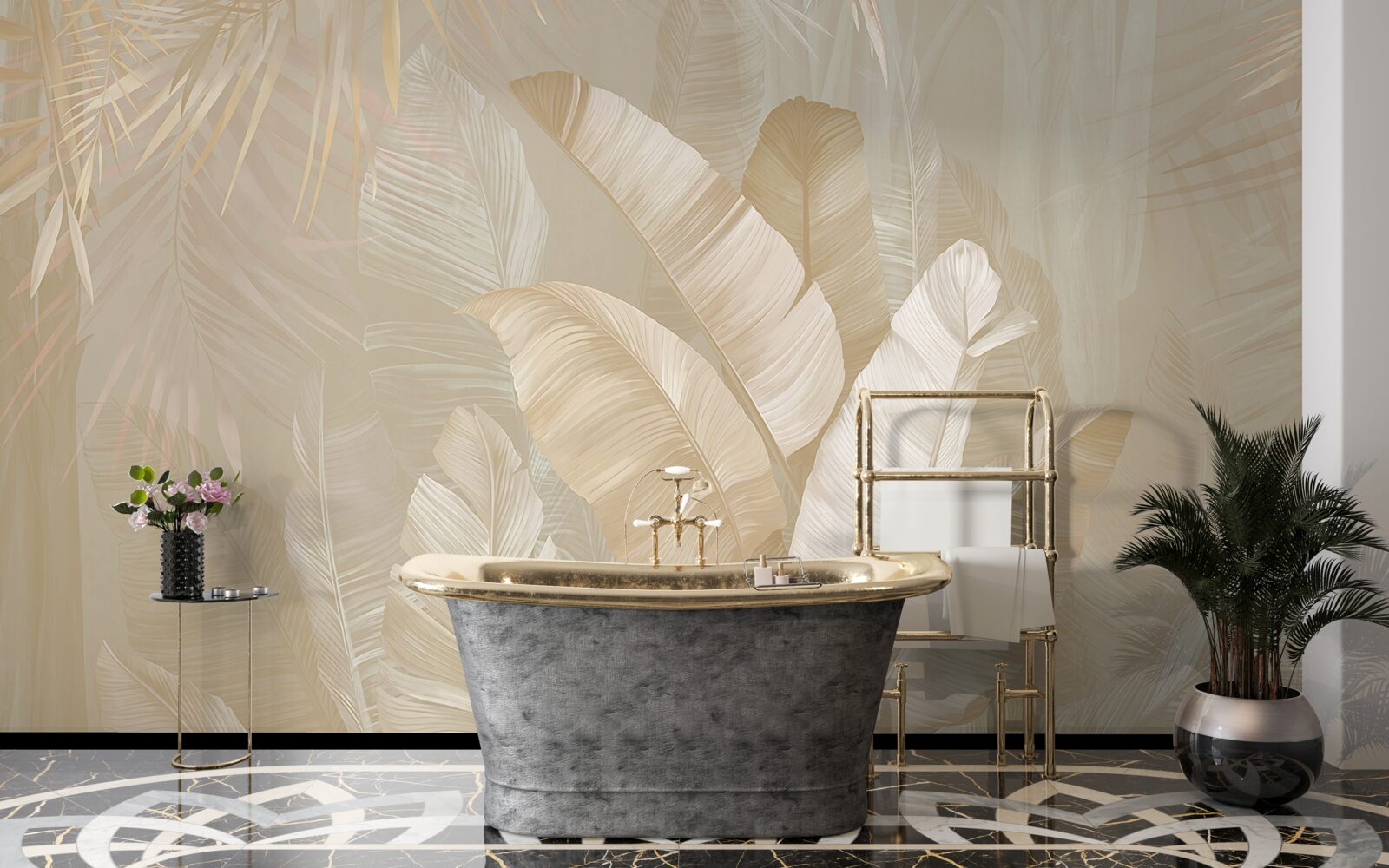 Fototapeta różnorodność liści tropikalnych