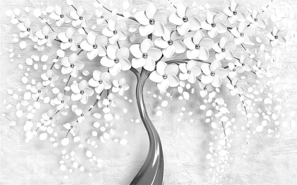 Fototapeta smukłe drzewo, które zakwitło