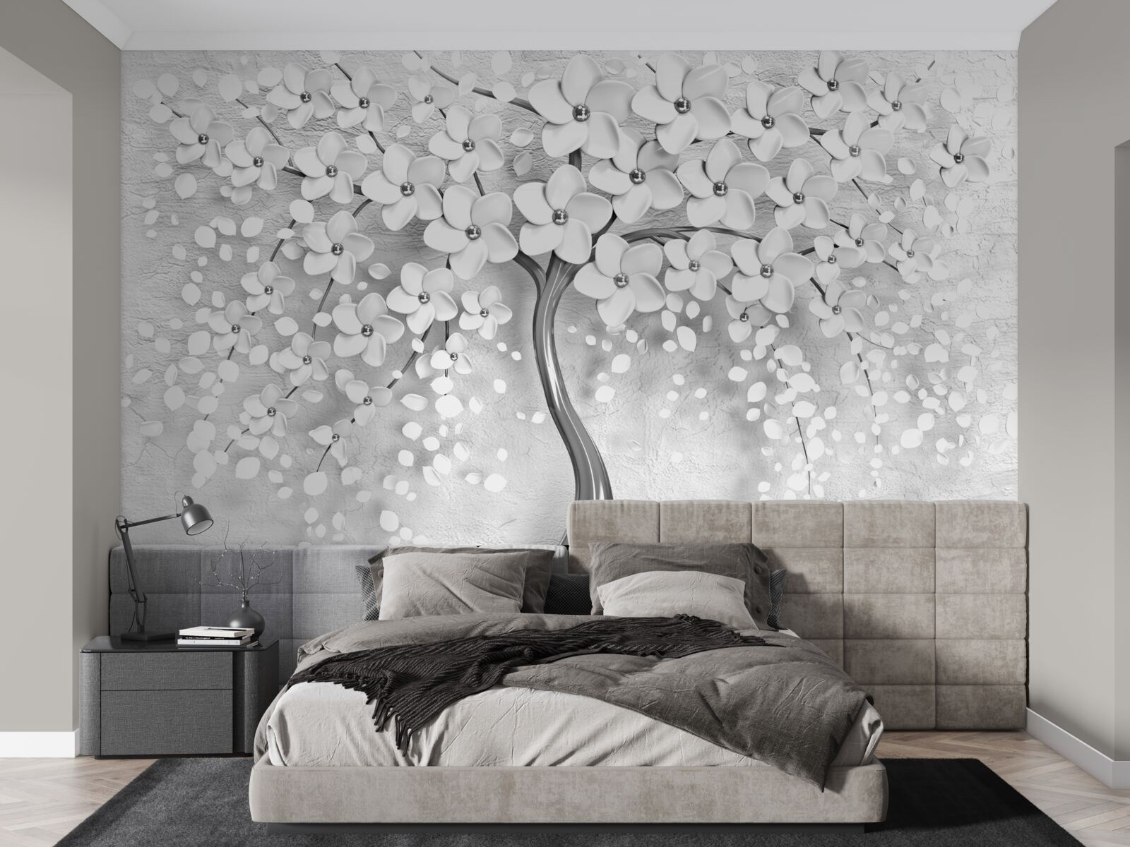 Fototapeta smukłe drzewo, które zakwitło