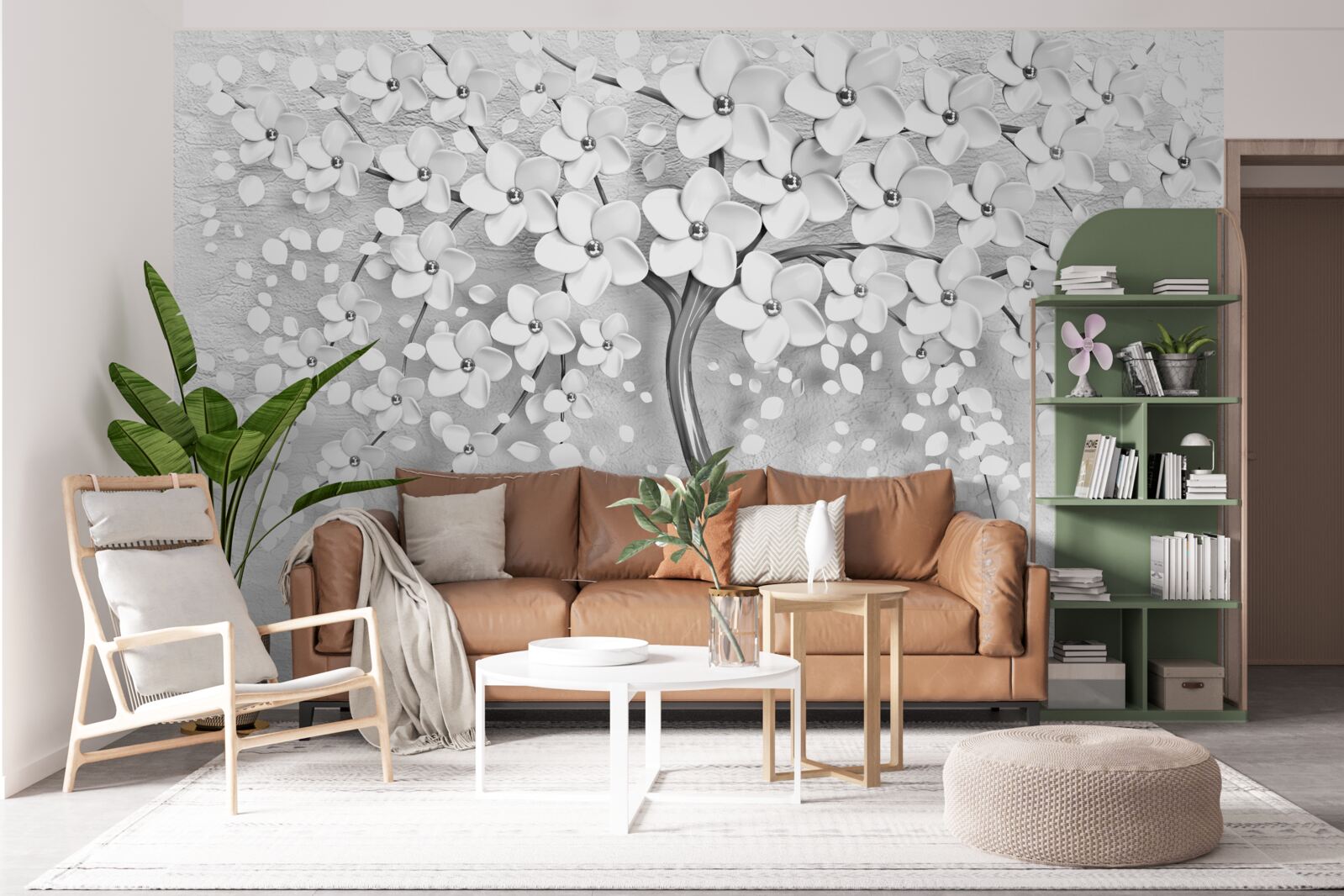 Fototapeta smukłe drzewo, które zakwitło