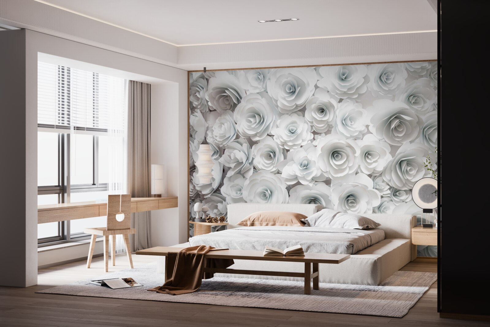 Fototapeta kompozycja jasnych kwiatów