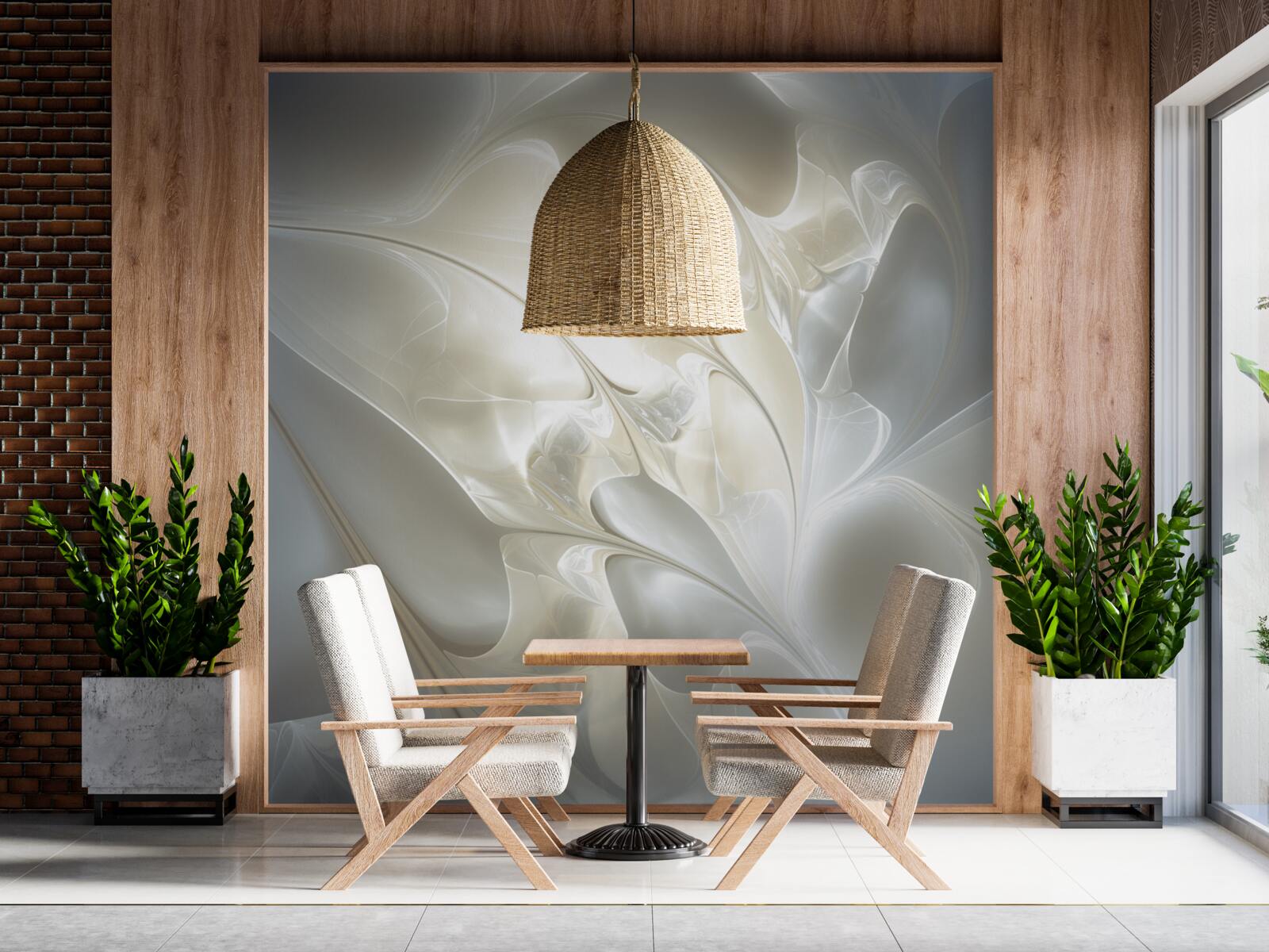 Fototapeta promienie światła przez płatki kwiatów