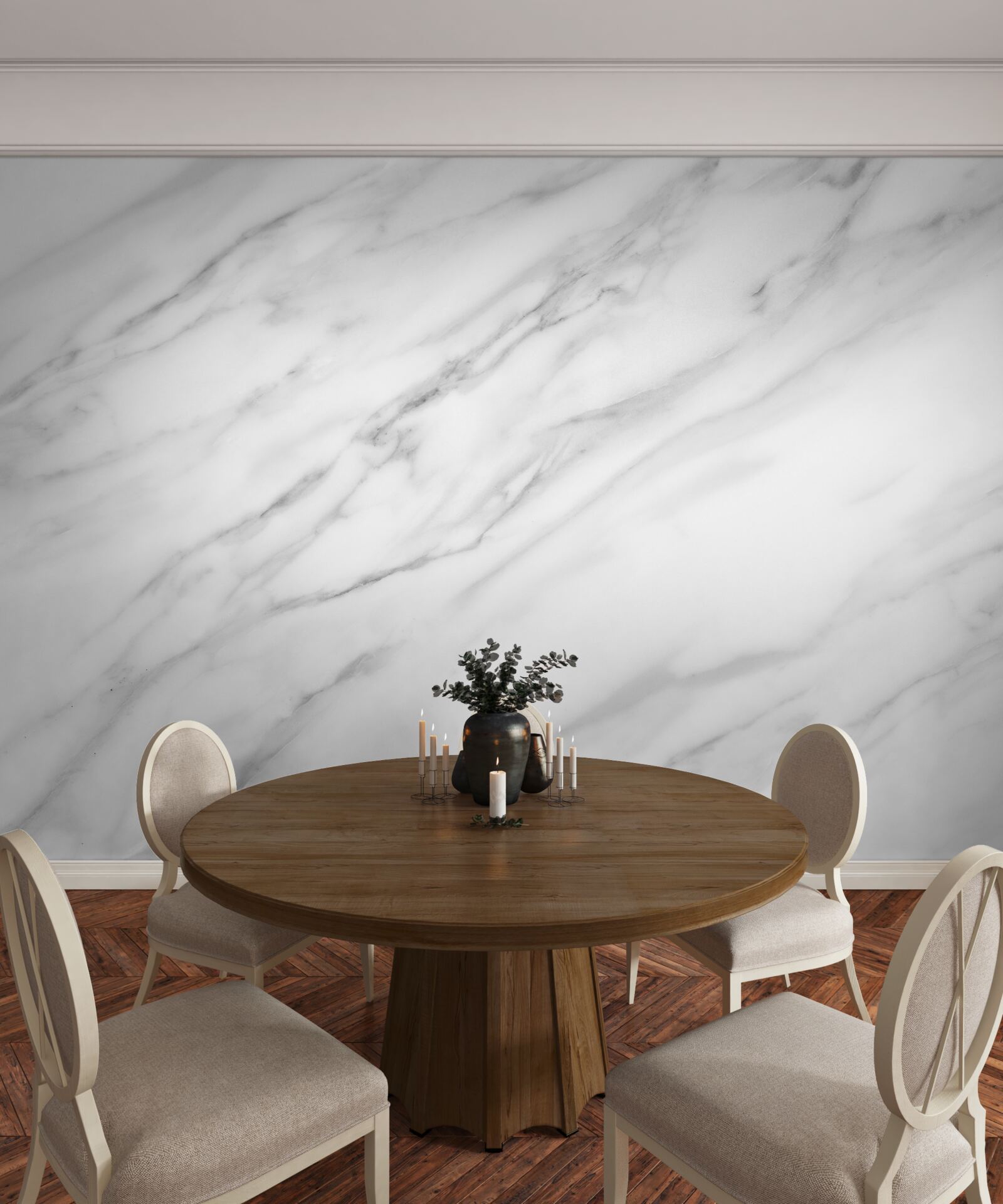 Fototapeta delikatna faktura na jasnym kamieniu