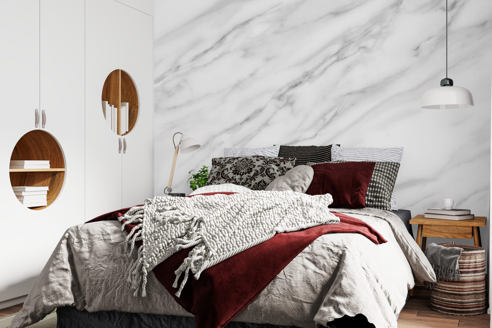 Fototapeta delikatna faktura na jasnym kamieniu