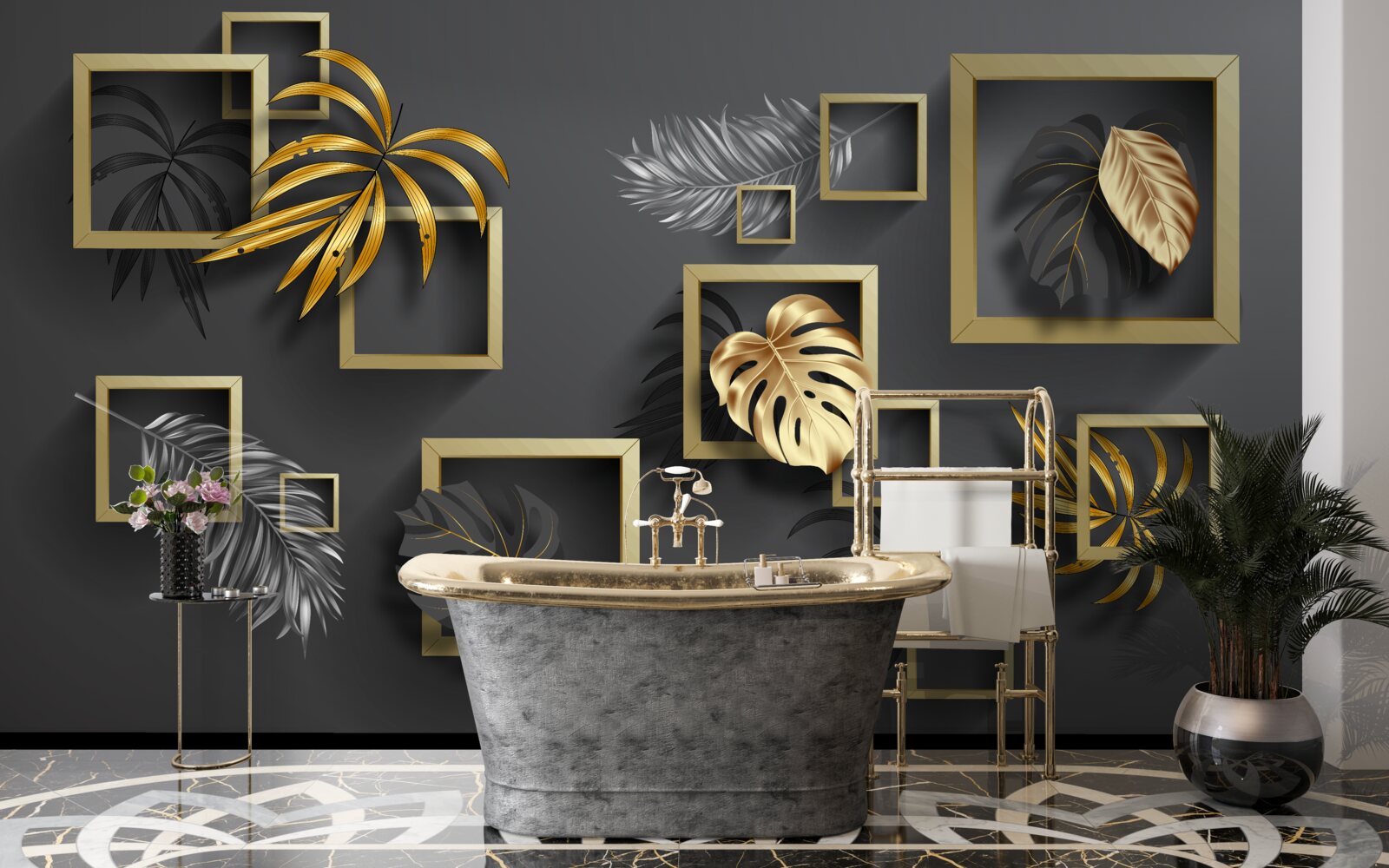 Fototapeta rośliny tropikalne w granicach