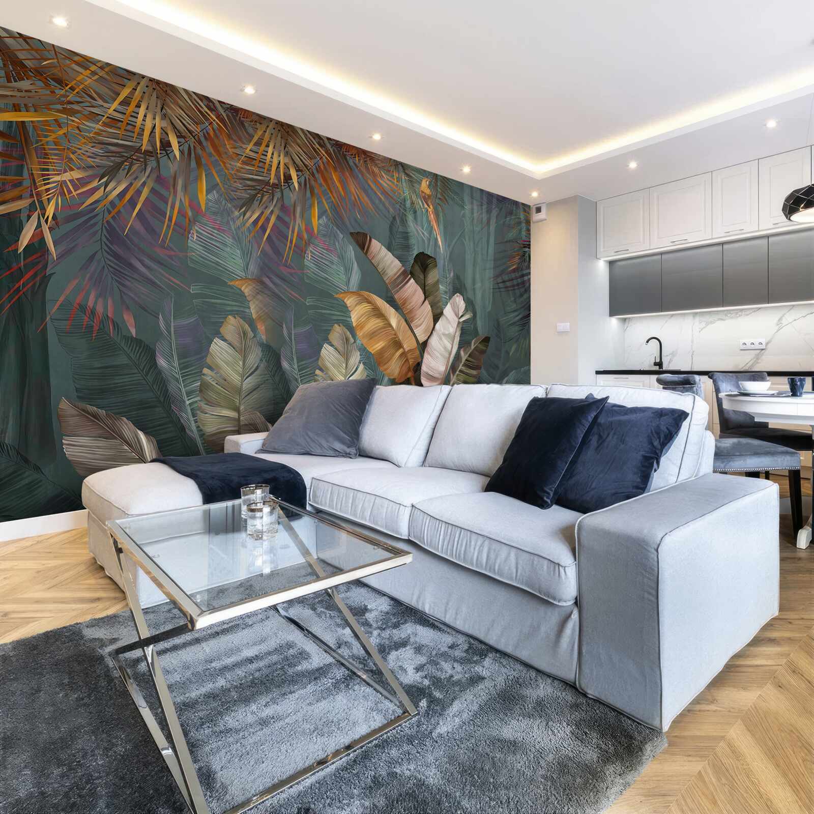 Fototapeta gigantyczne liście tropików