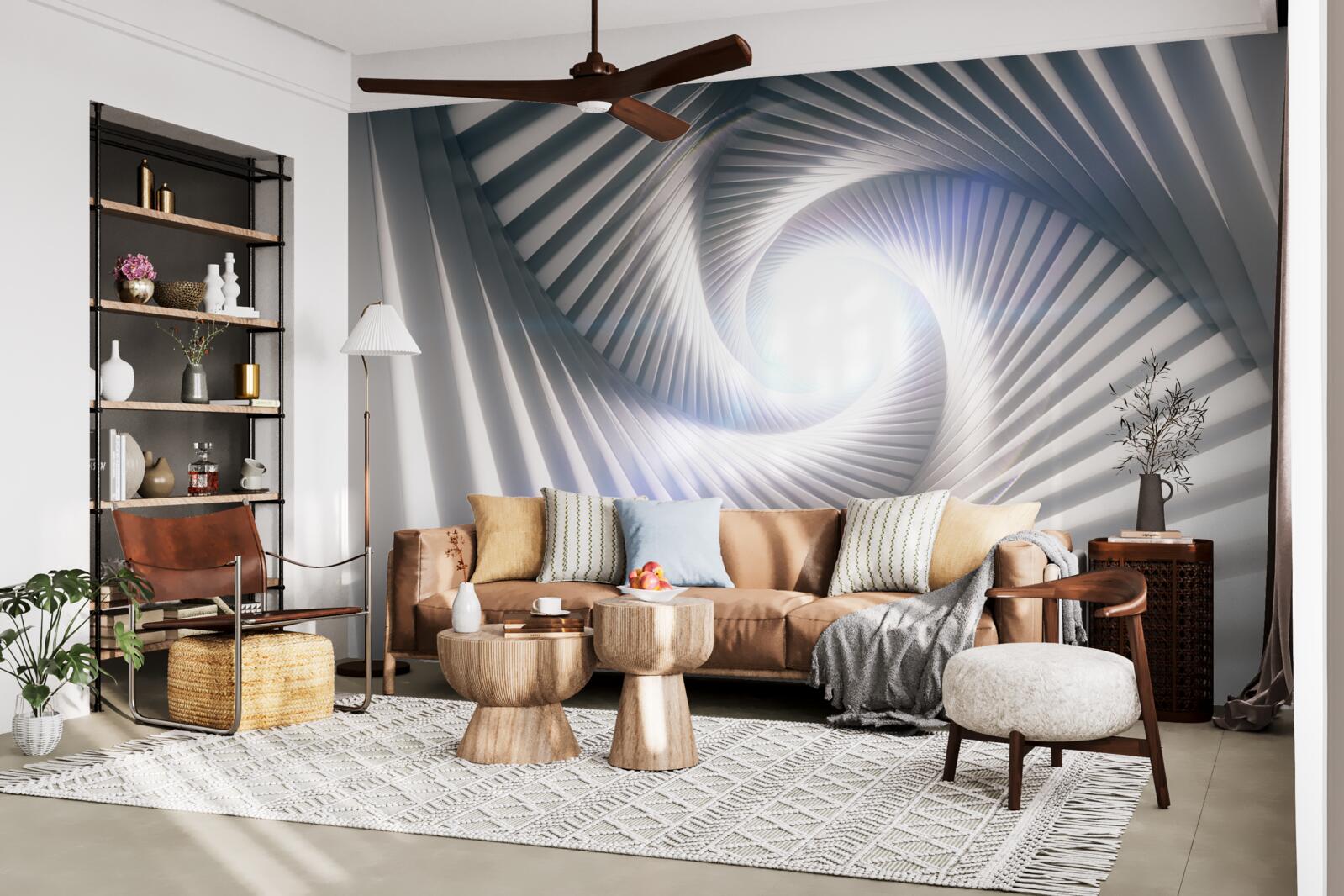 Fototapeta lejek, który stale rośnie, ma kolor szary