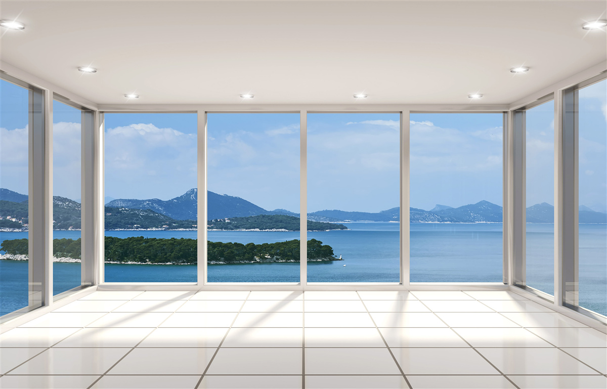 Fototapeta szeroka panorama oceanu