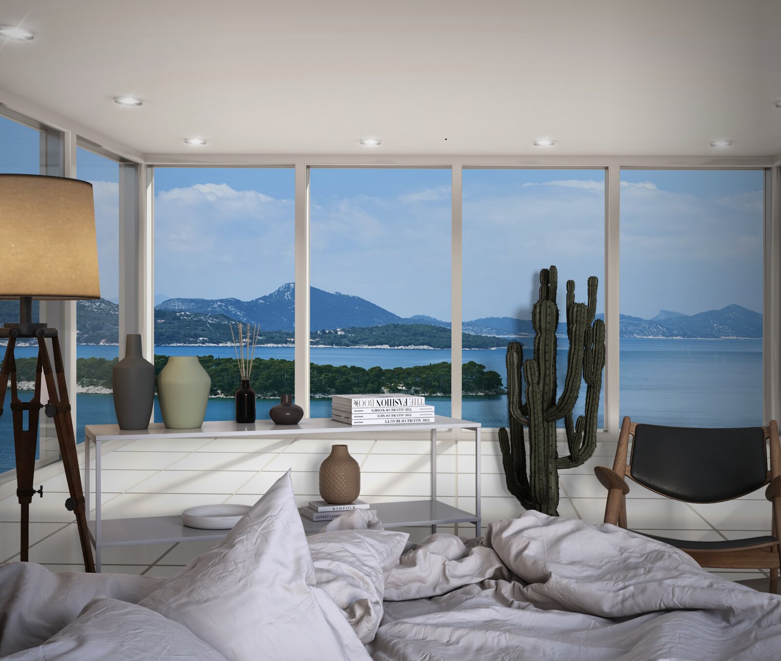 Fototapeta szeroka panorama oceanu