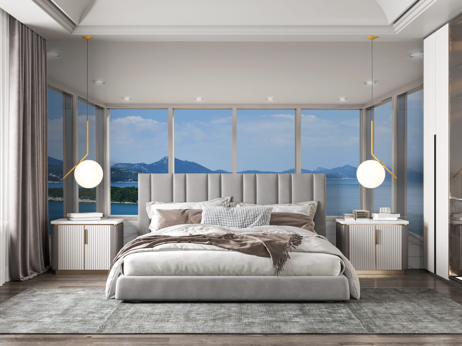 Fototapeta szeroka panorama oceanu