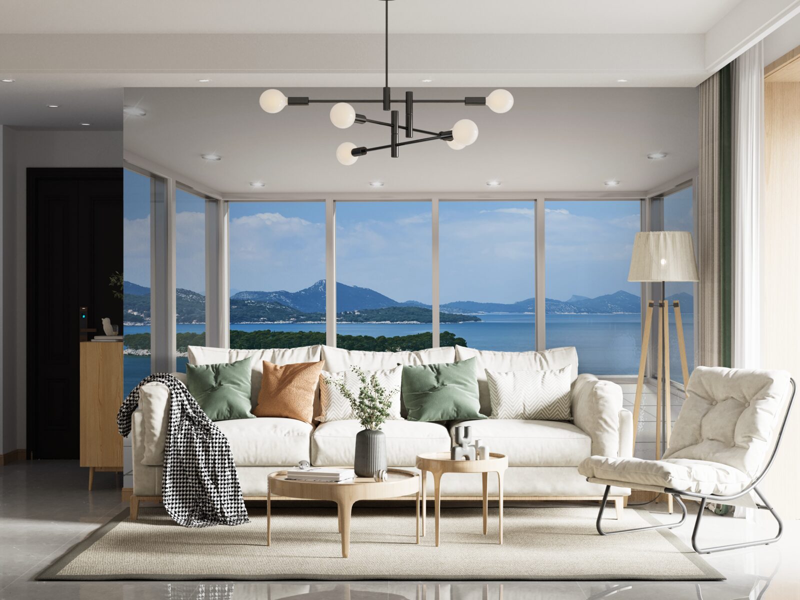 Fototapeta szeroka panorama oceanu