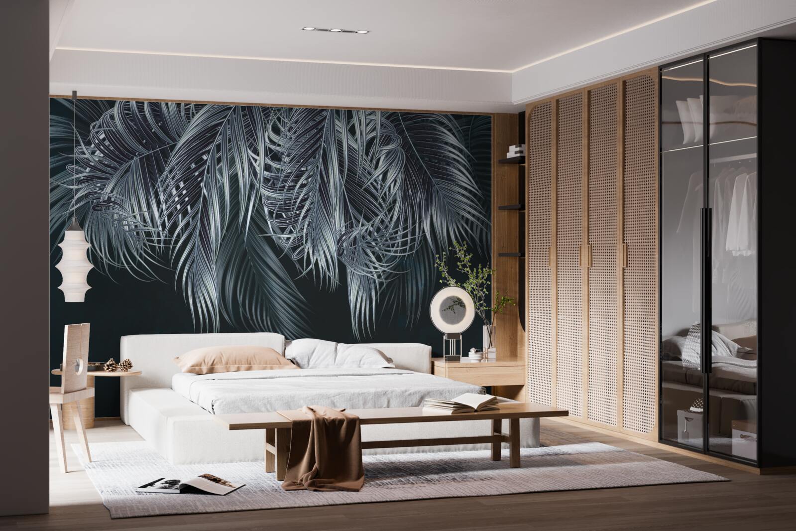 Fototapeta długie i cienkie pióra