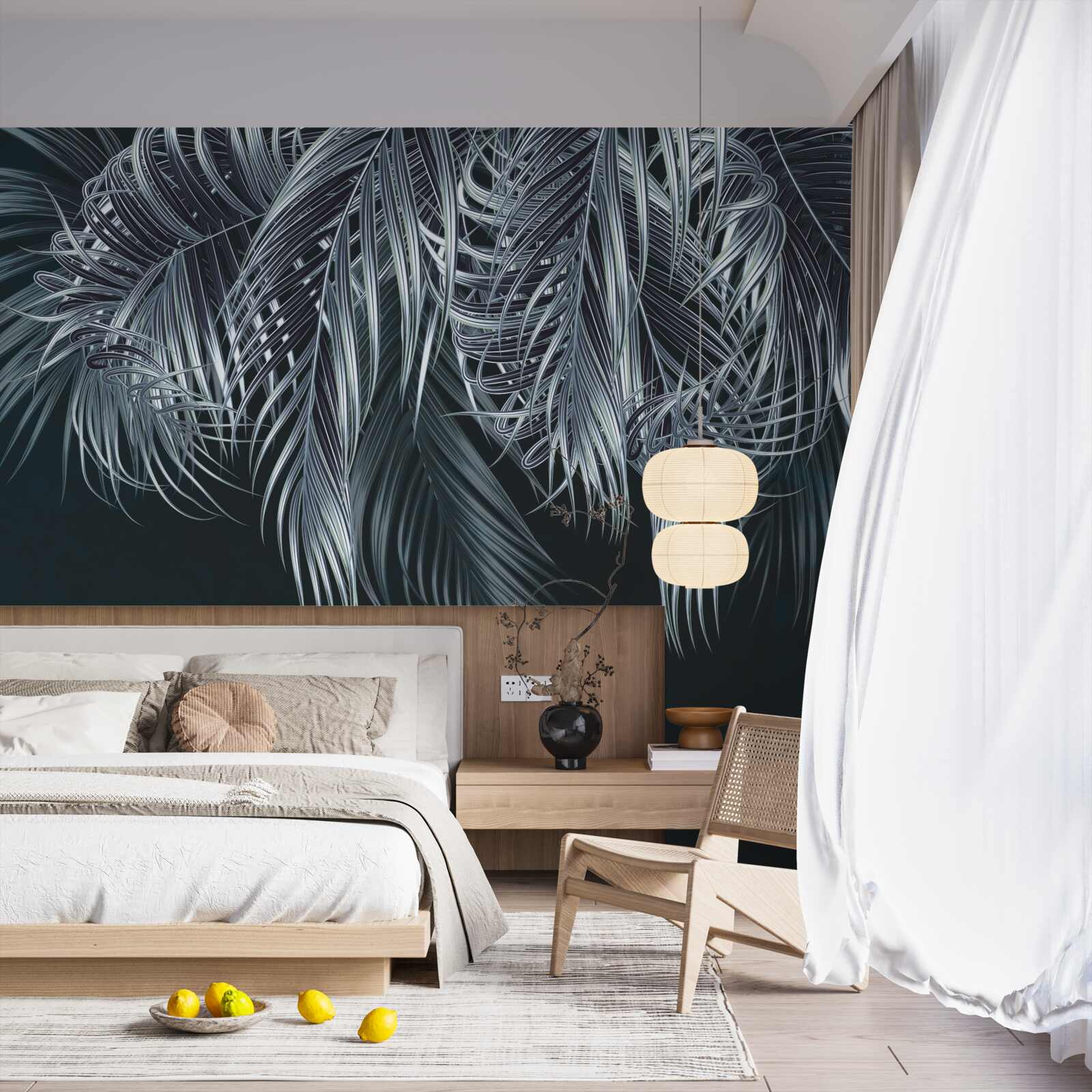 Fototapeta długie i cienkie pióra