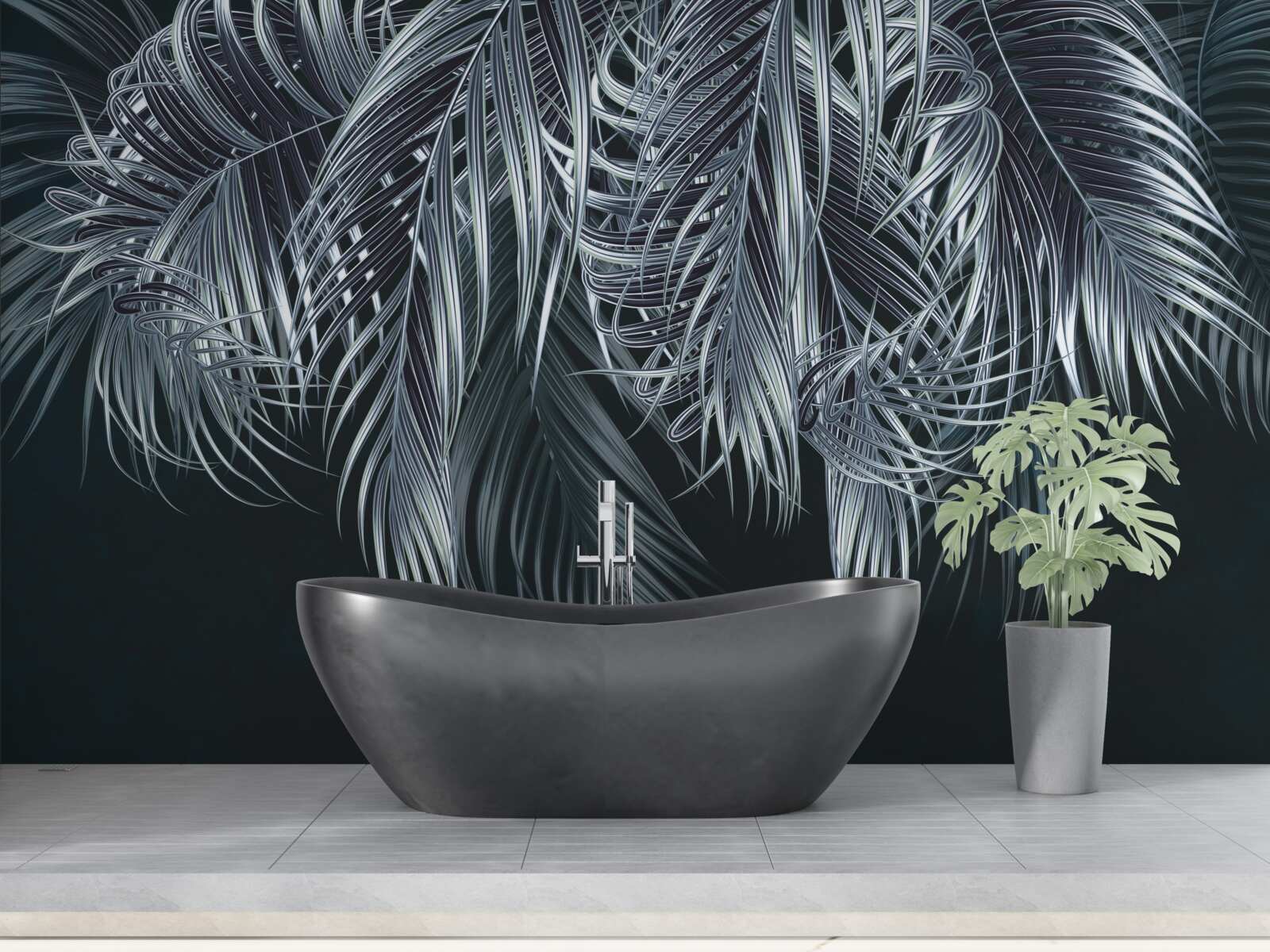 Fototapeta długie i cienkie pióra