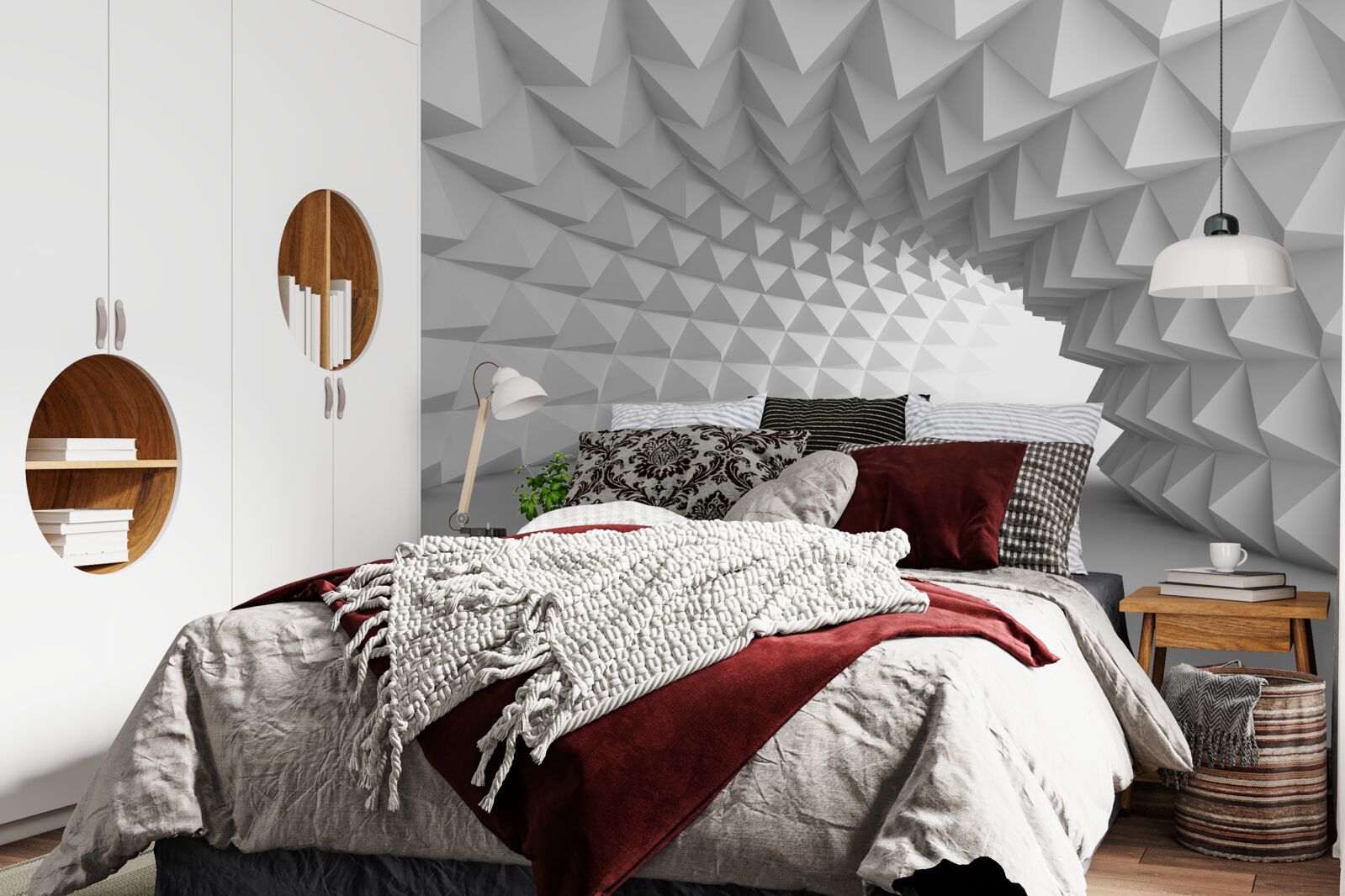 Fototapeta korytarz białego tunelu