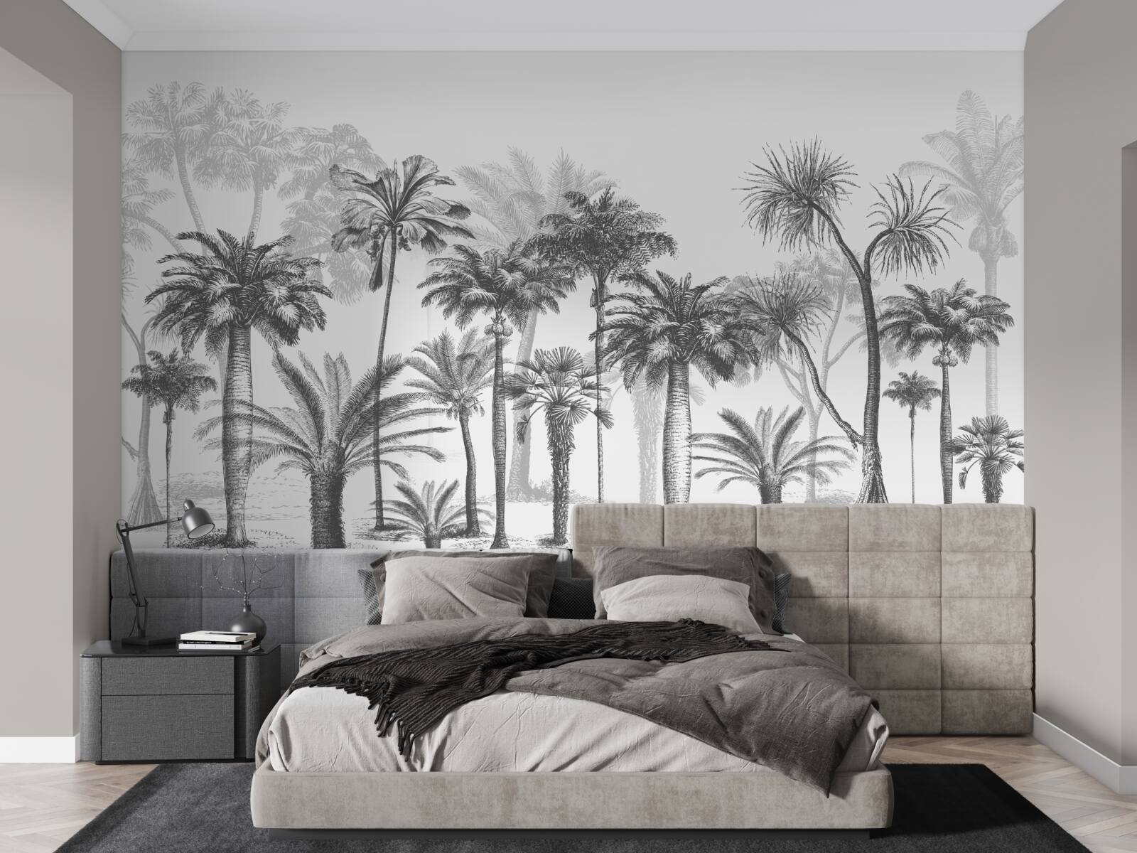 Fototapeta grafika wektorowa palmy