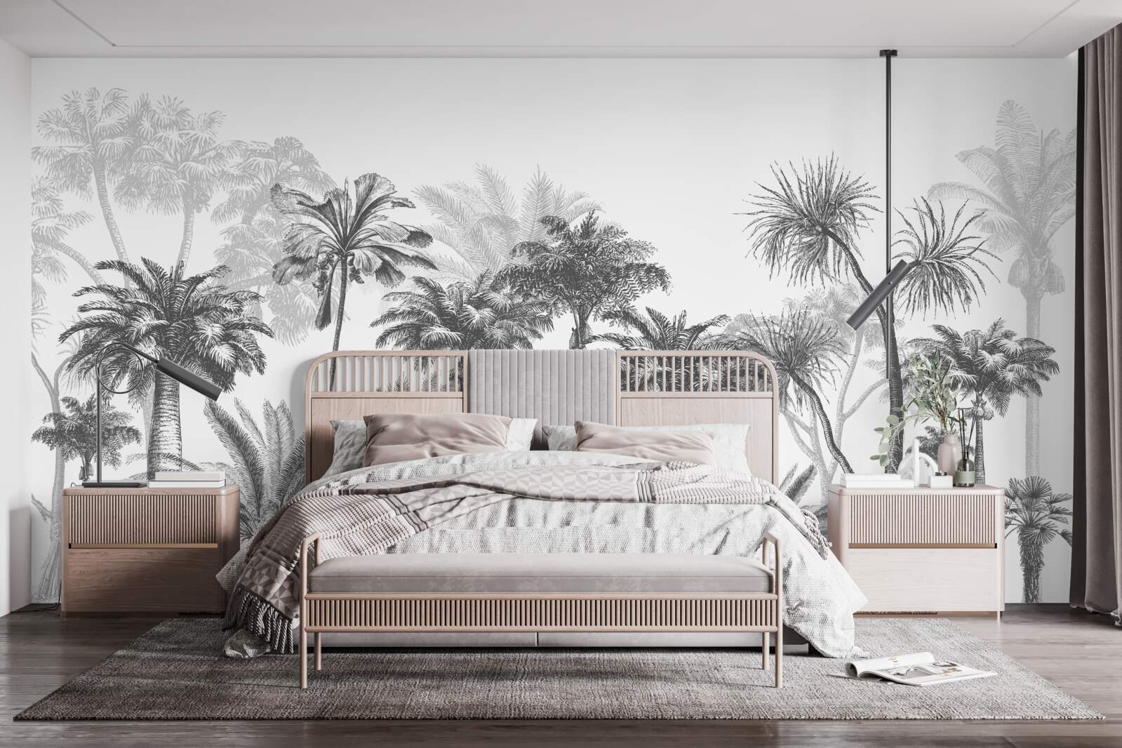 Fototapeta grafika wektorowa palmy