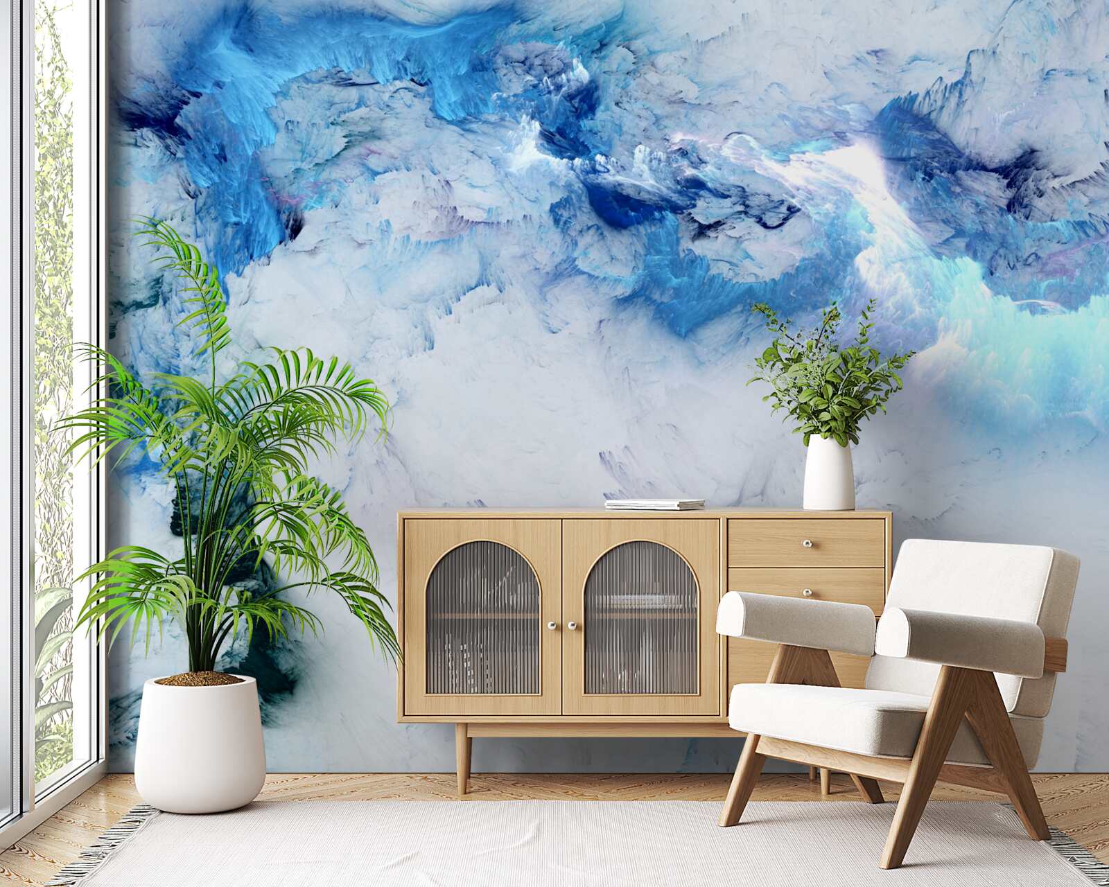 Fototapeta malownicze abstrakcyjne tło wykonane z kolorowego płynu