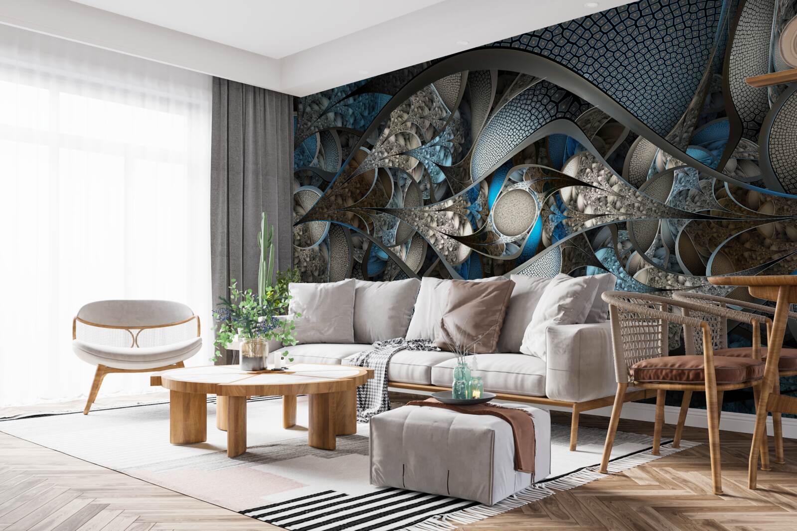 Fototapeta ekstrawaganckie abstrakcyjne tło