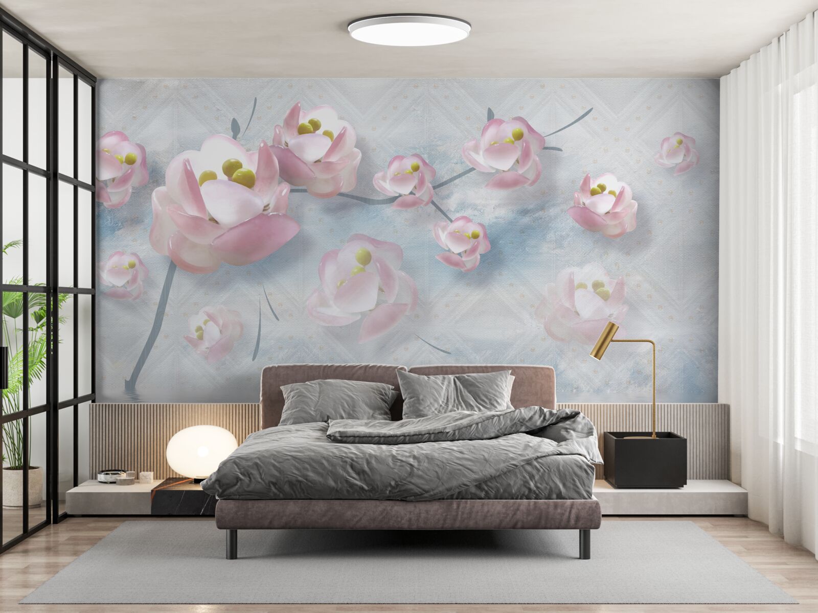 Fototapeta delikatne pąki nad życiodajnymi elementami