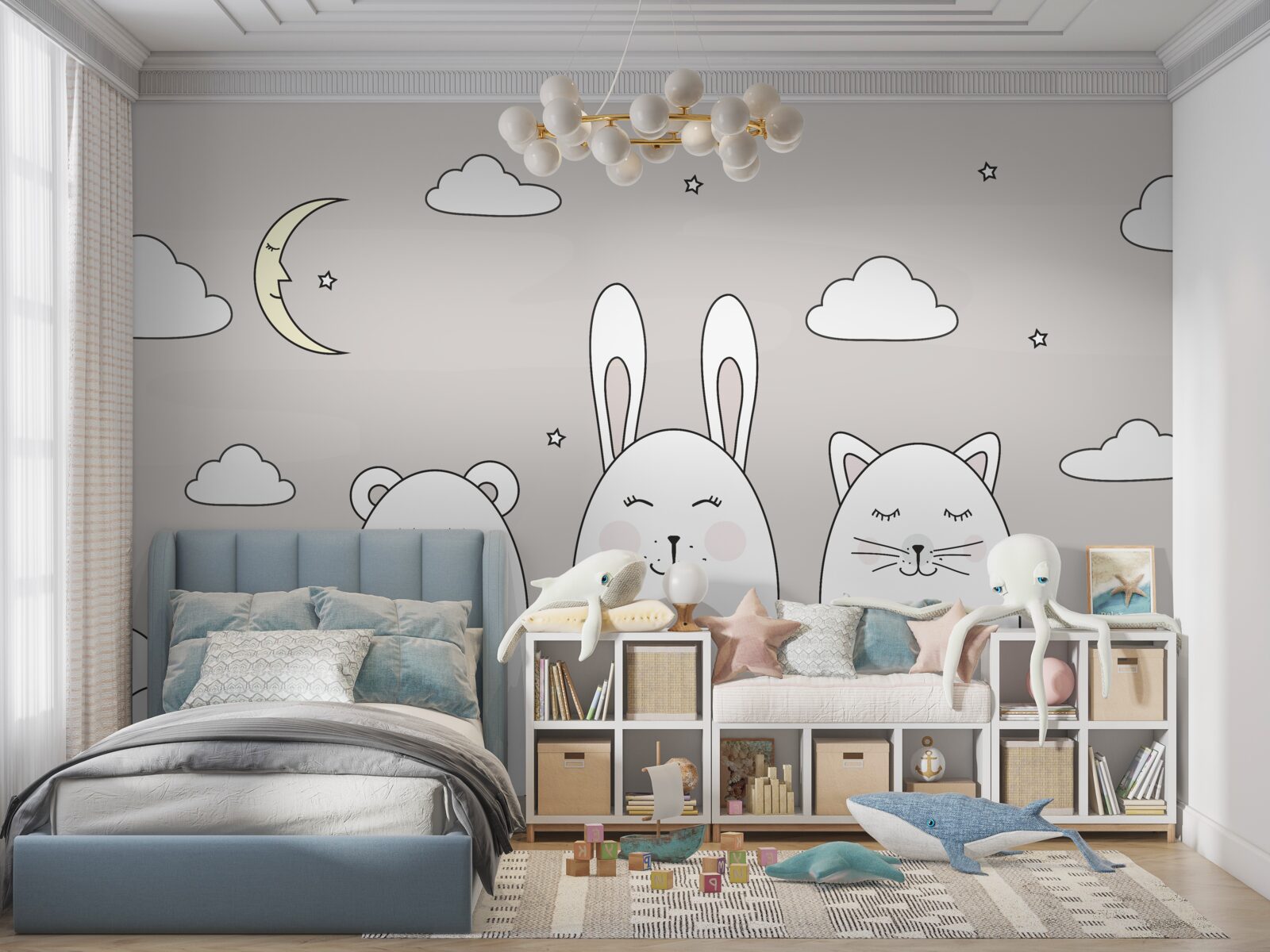 Fototapeta Śliczne małe zwierzęta zasypiają