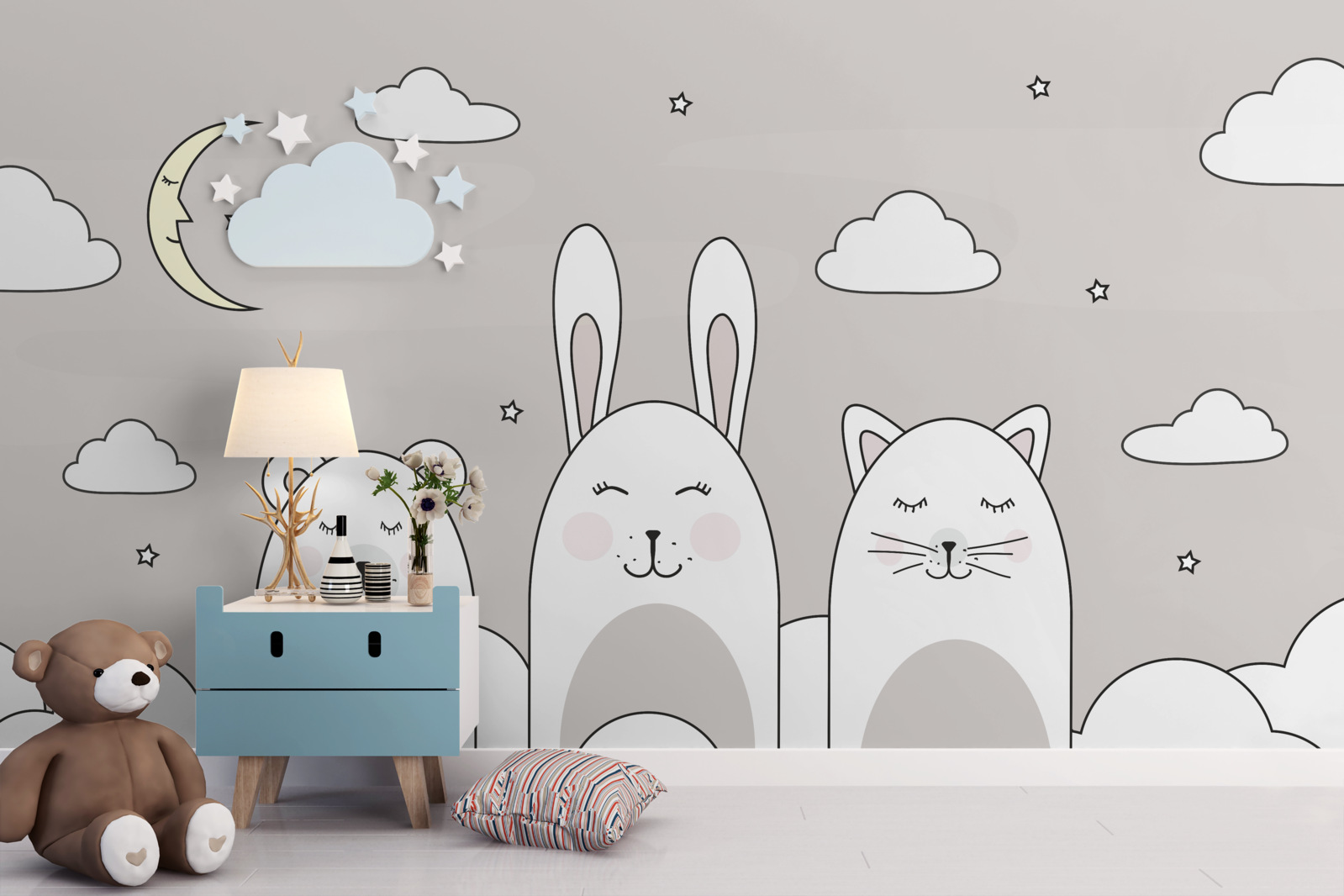 Fototapeta Śliczne małe zwierzęta zasypiają