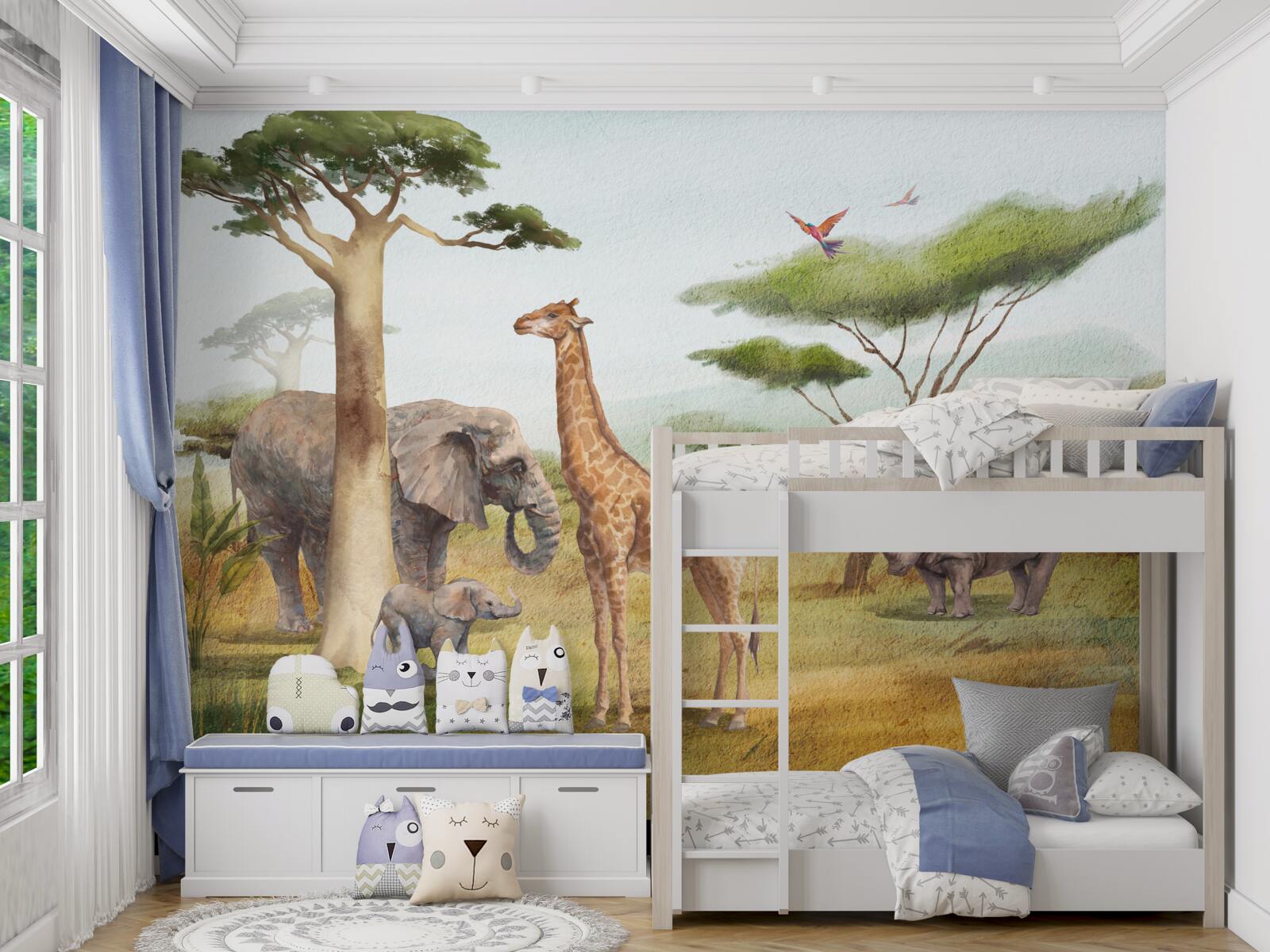 Fototapeta zwierzęta afryki na safari