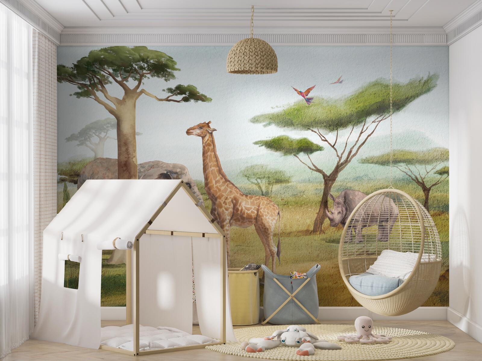 Fototapeta zwierzęta afryki na safari